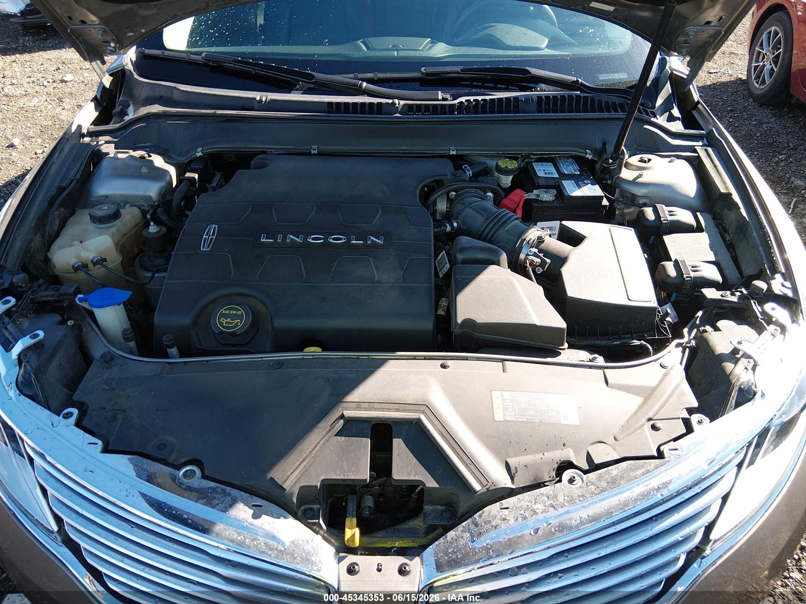 2015 Lincoln Mkz Серый vin: 3LN6L2JK3FR608709