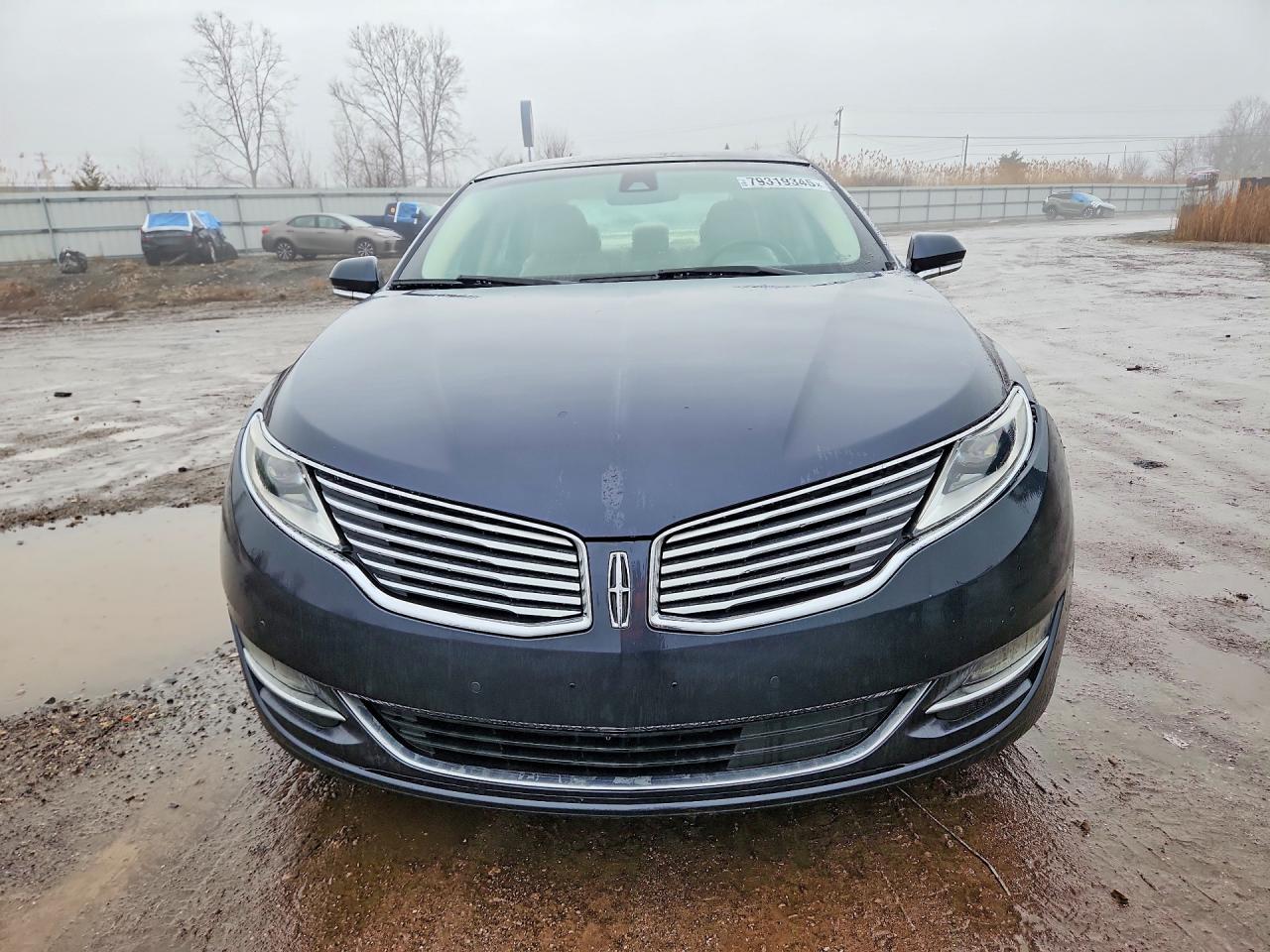 2013 Lincoln Mkz Blue vin: 3LN6L2JK4DR803019