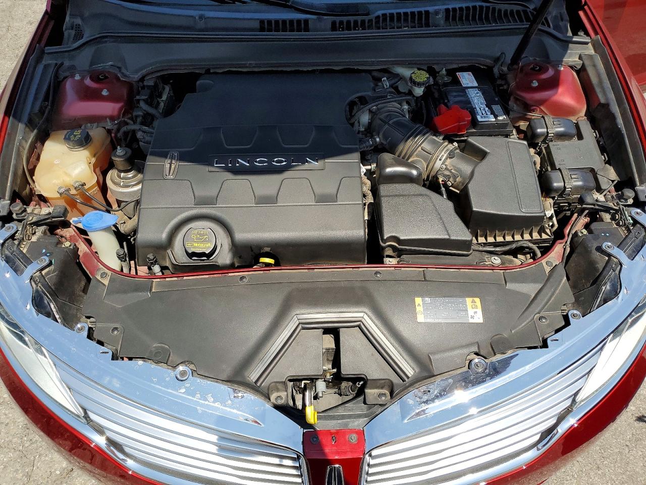2013 Lincoln Mkz Red vin: 3LN6L2JK4DR827899