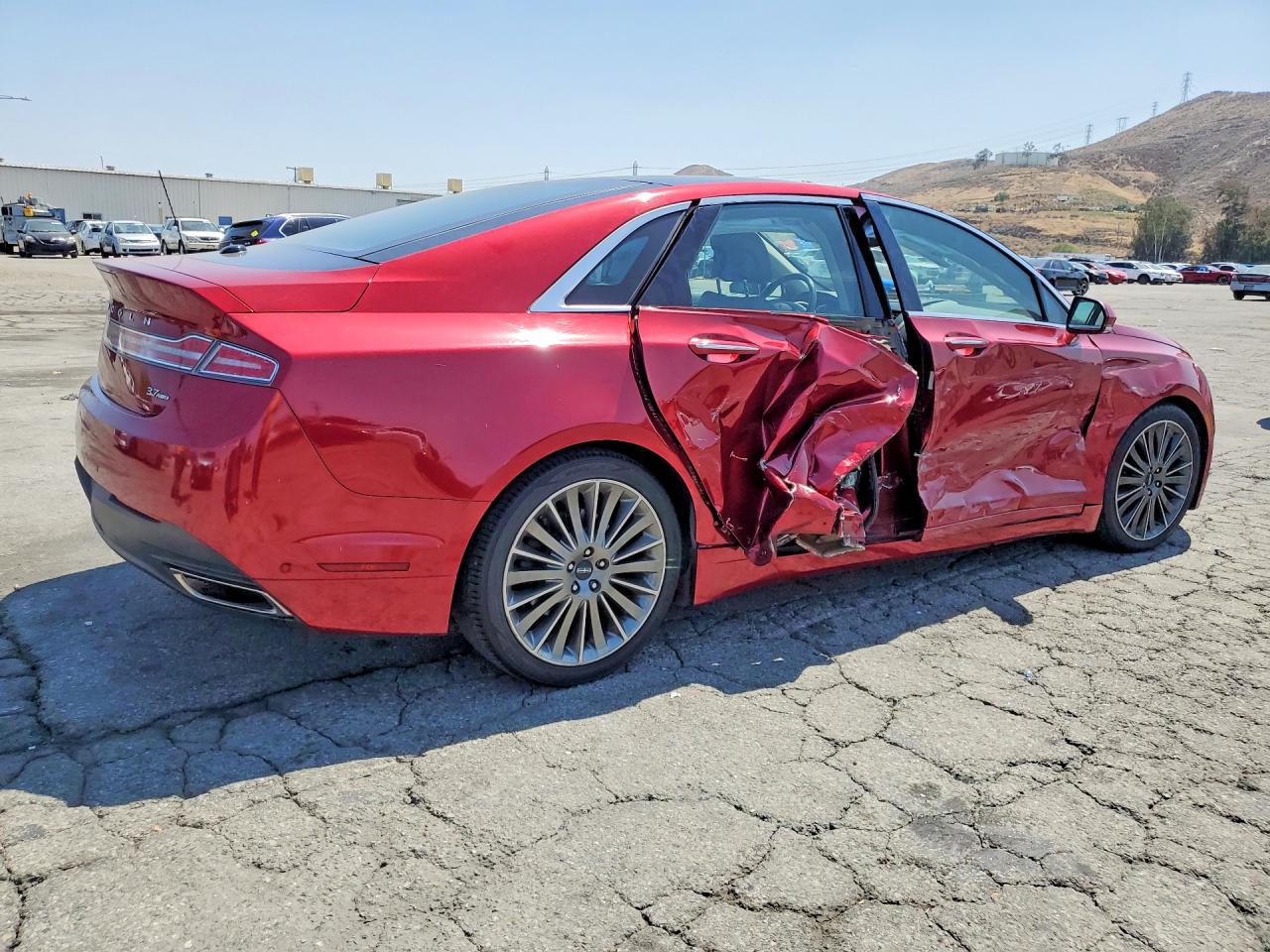 2013 Lincoln Mkz Red vin: 3LN6L2JK4DR827899