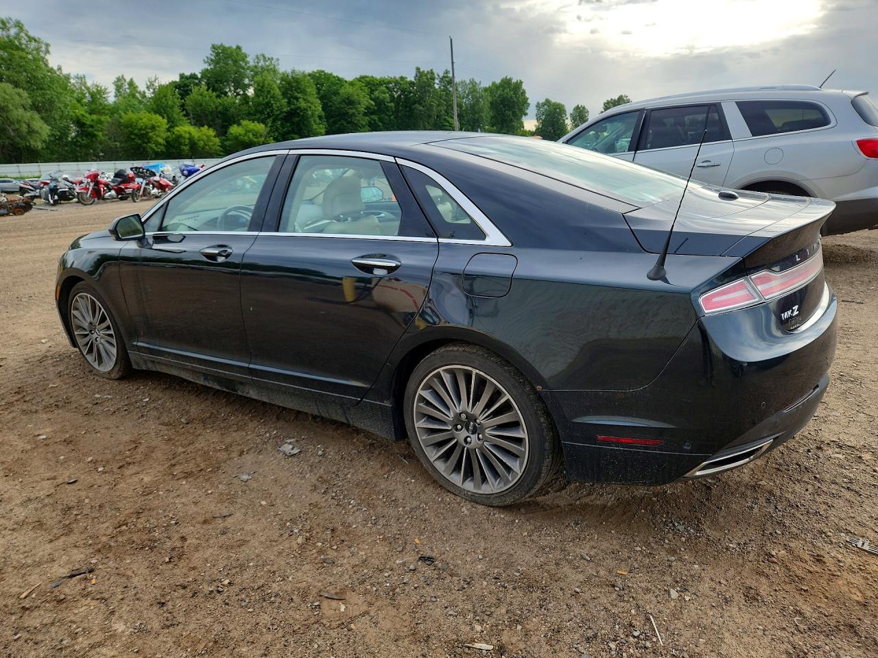 2014 Lincoln Mkz Black vin: 3LN6L2JK4ER817696