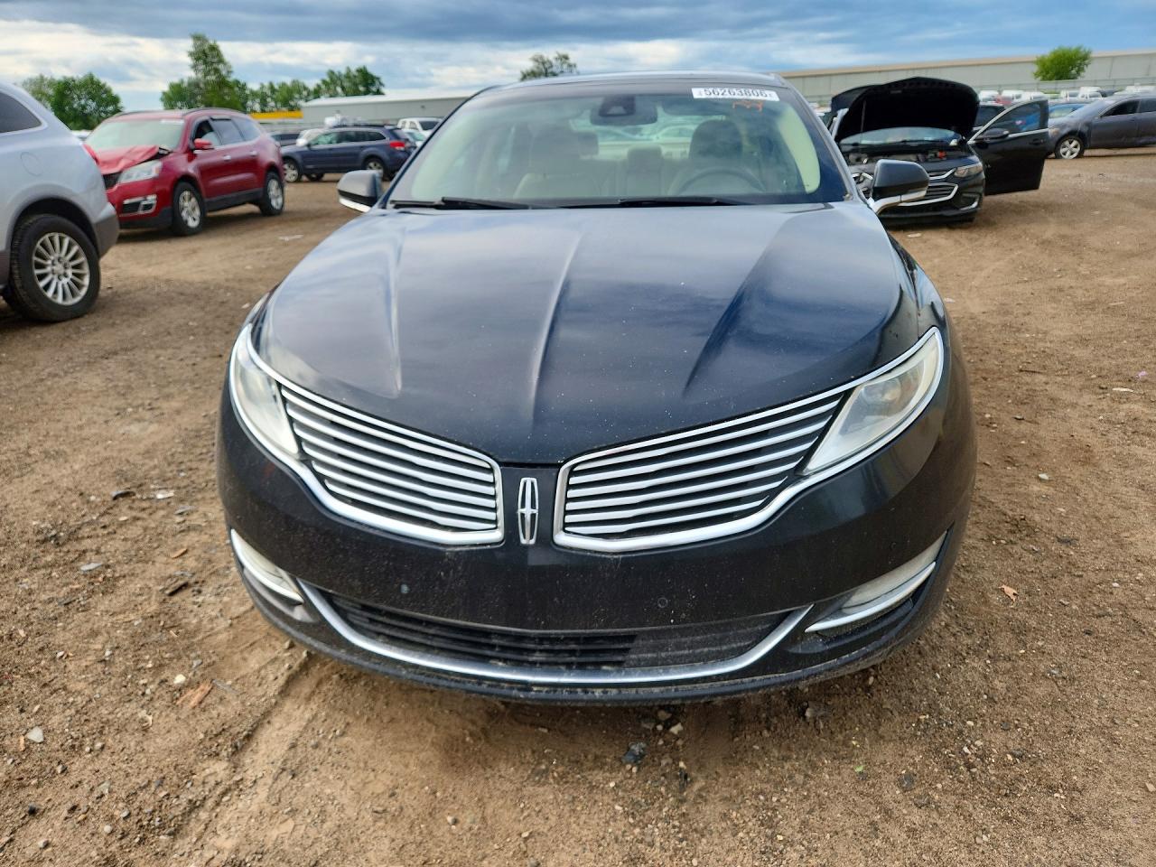 2014 Lincoln Mkz Black vin: 3LN6L2JK4ER817696