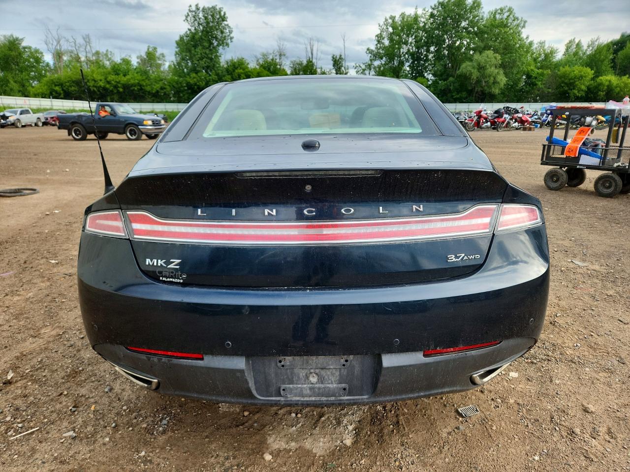 2014 Lincoln Mkz Black vin: 3LN6L2JK4ER817696