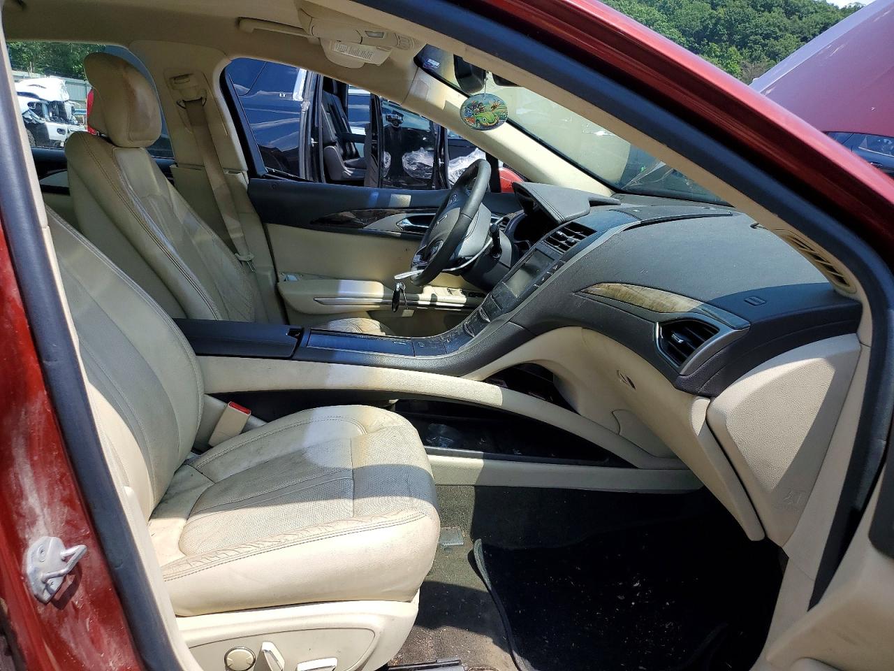 2014 Lincoln Mkz Red vin: 3LN6L2JK4ER835745