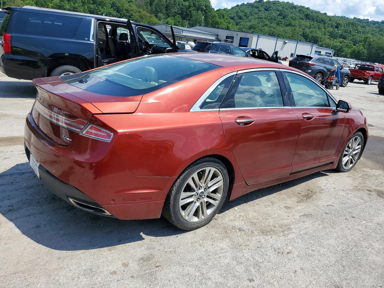 2014 Lincoln Mkz Red vin: 3LN6L2JK4ER835745