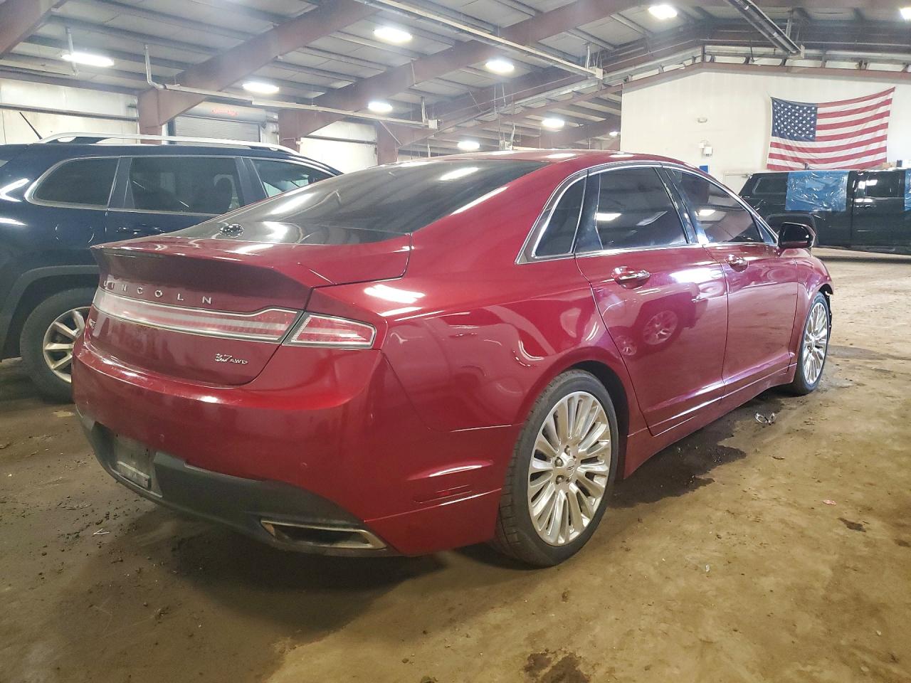 2015 Lincoln Mkz Темно-бордовый vin: 3LN6L2JK4FR612218