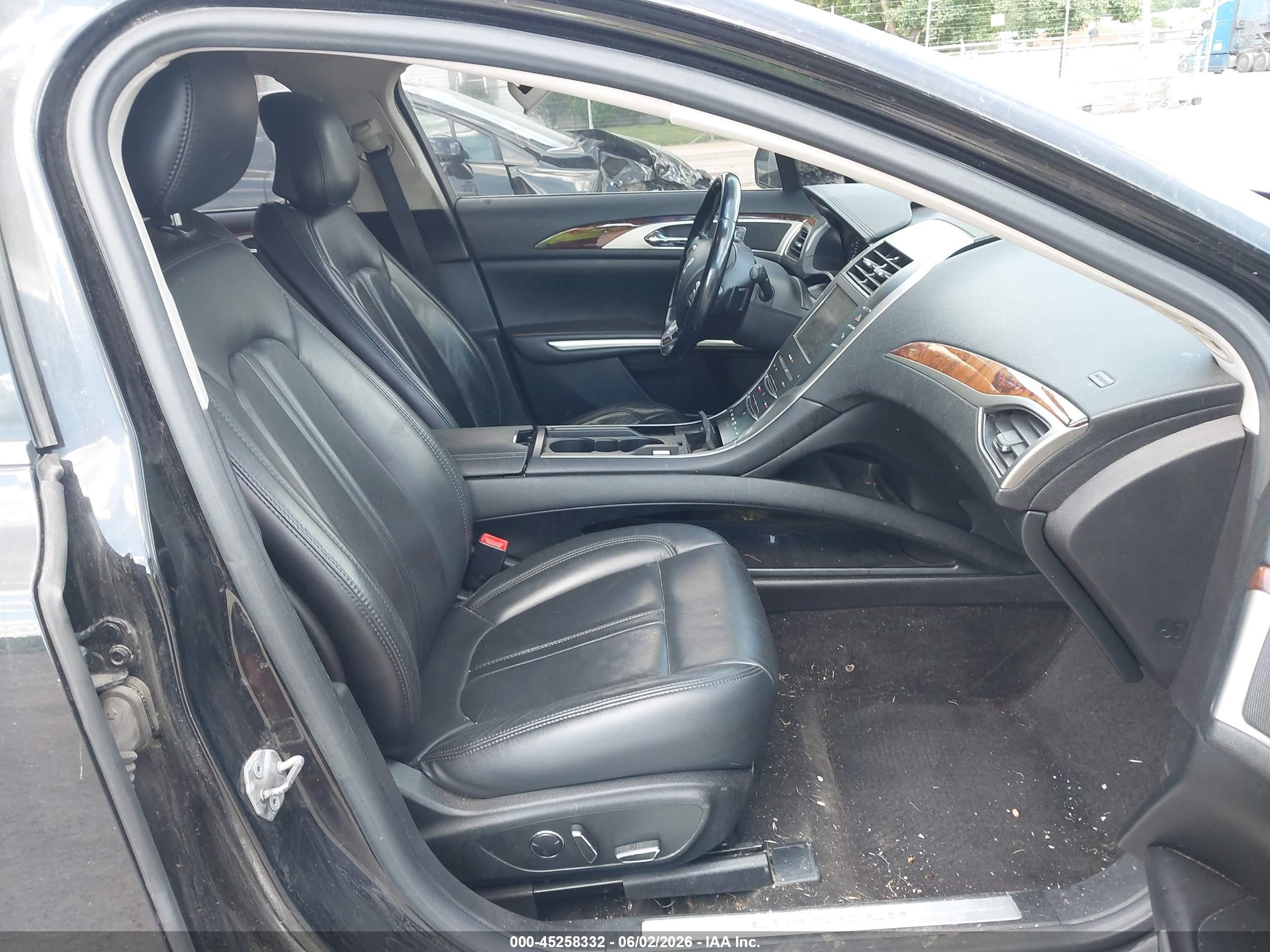 2015 Lincoln Mkz   Black vin: 3LN6L2JK4FR623316