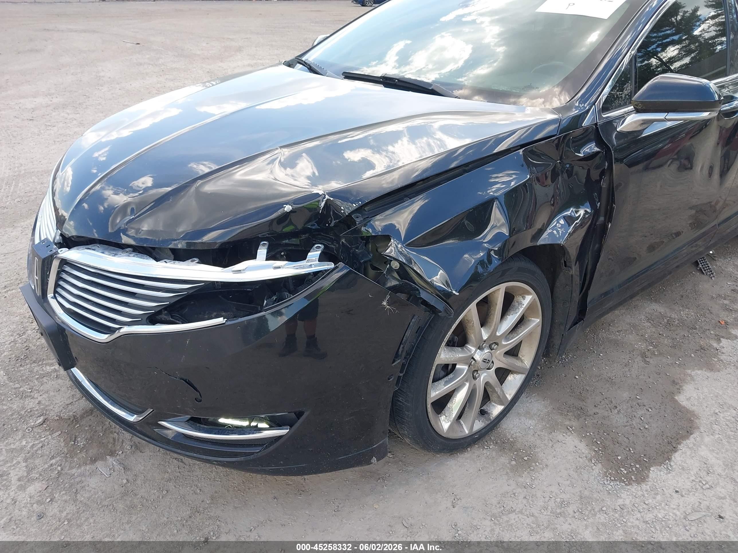 2015 Lincoln Mkz   Black vin: 3LN6L2JK4FR623316