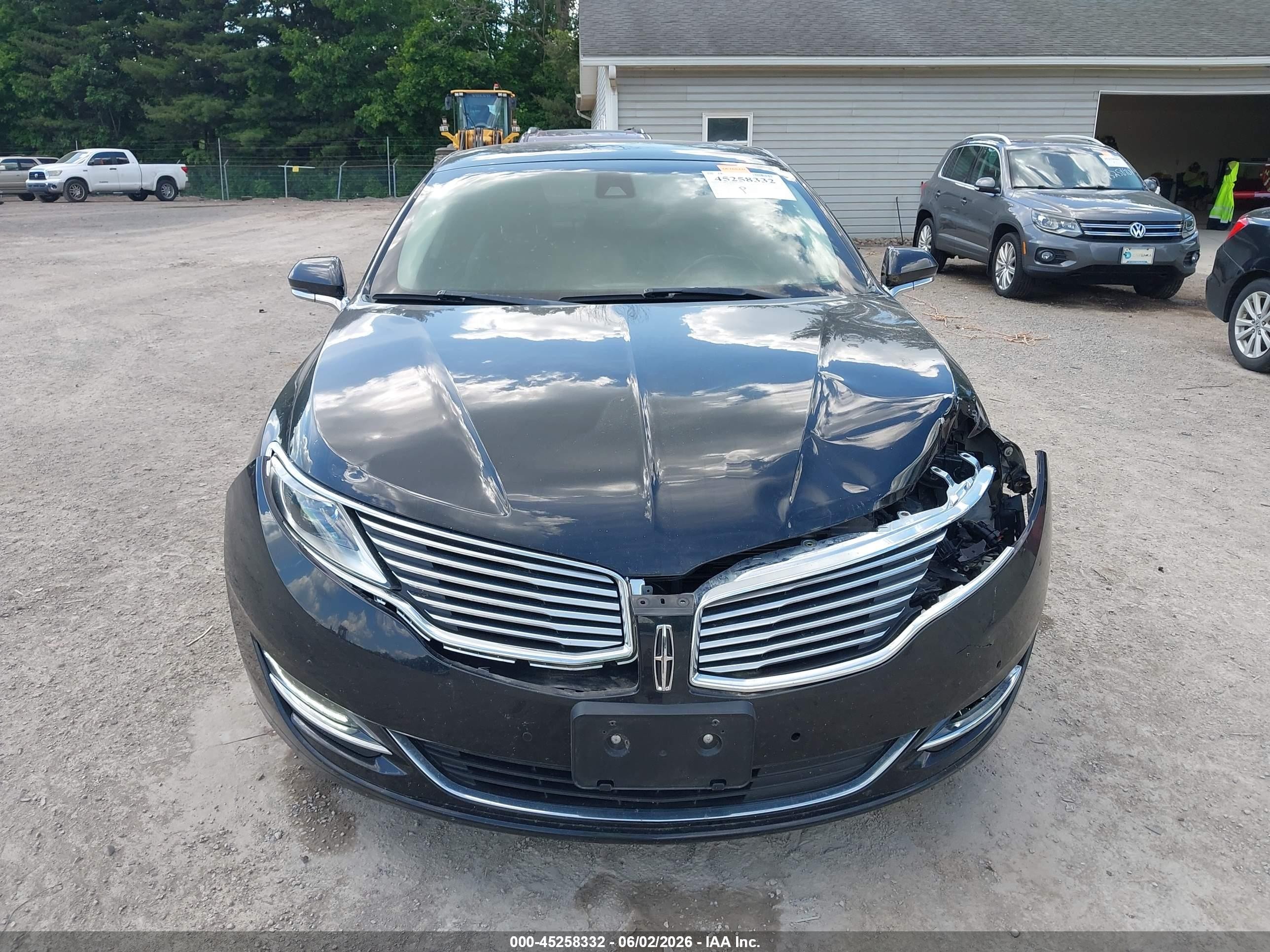 2015 Lincoln Mkz   Black vin: 3LN6L2JK4FR623316