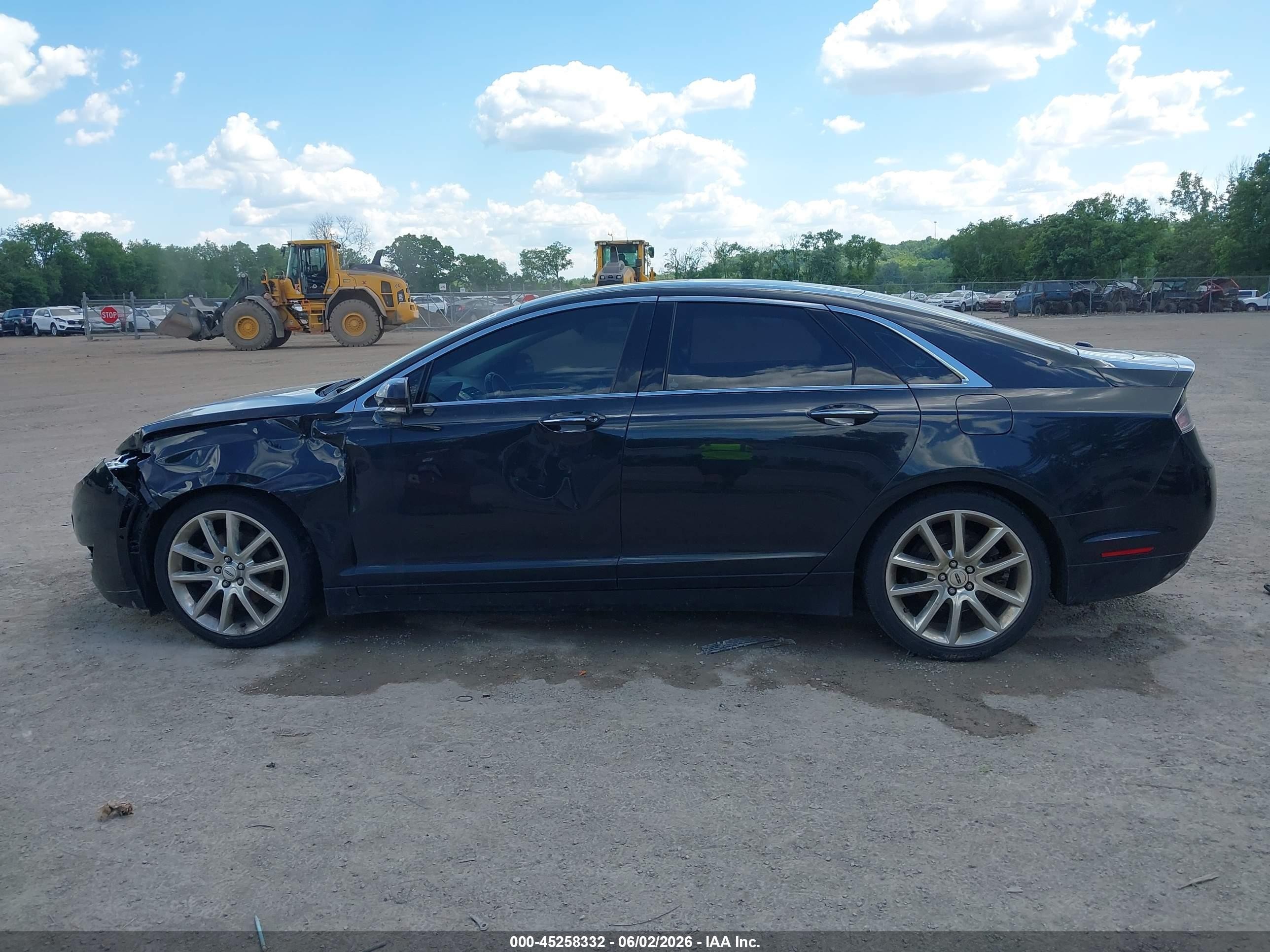 2015 Lincoln Mkz   Black vin: 3LN6L2JK4FR623316