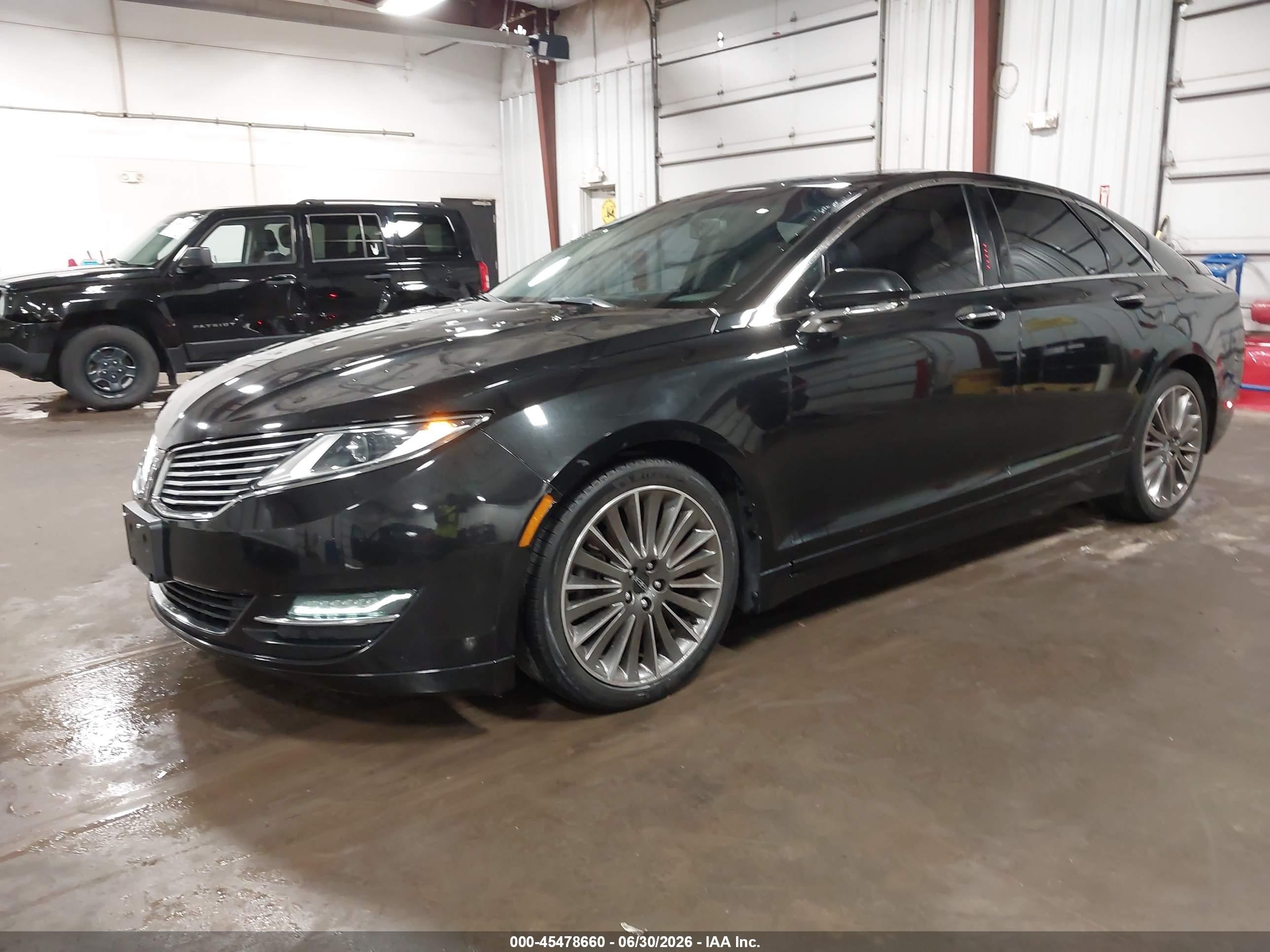 2013 Lincoln Mkz   Black vin: 3LN6L2JK5DR816748