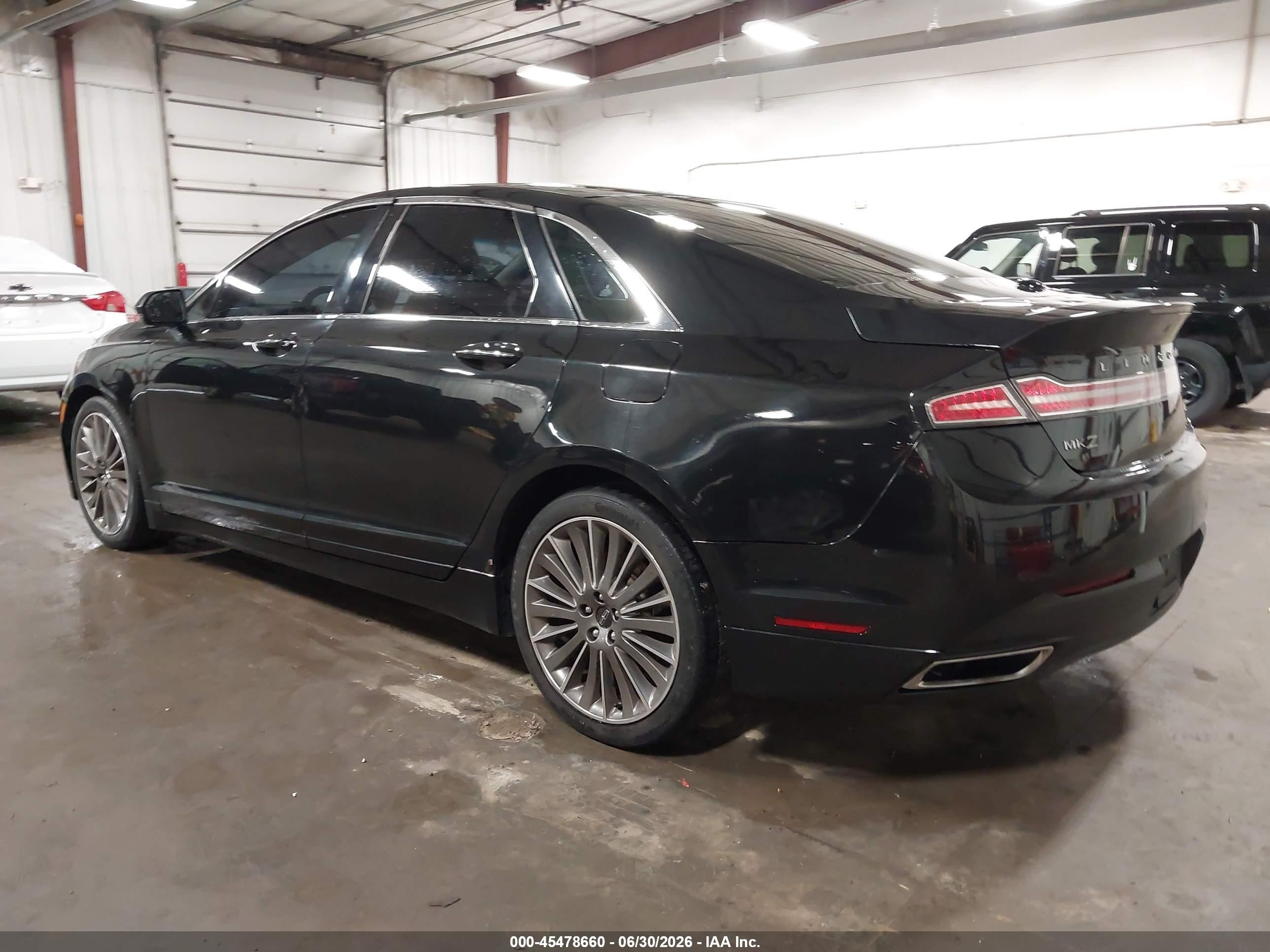 2013 Lincoln Mkz   Black vin: 3LN6L2JK5DR816748
