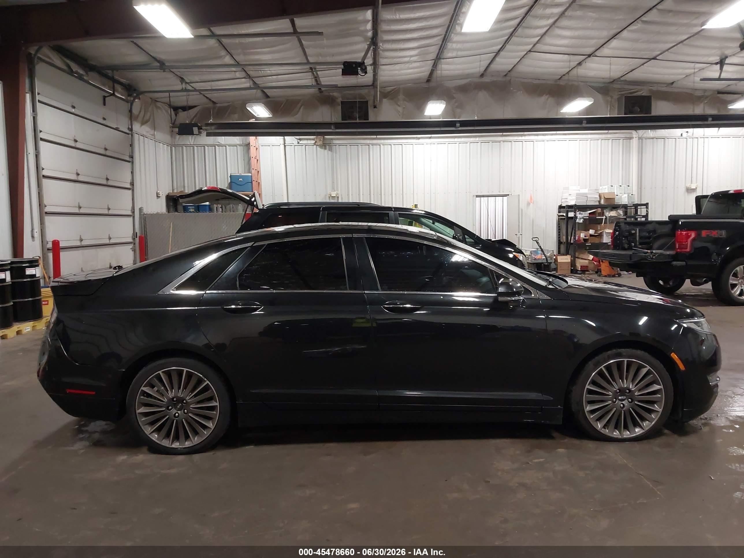 2013 Lincoln Mkz   Black vin: 3LN6L2JK5DR816748