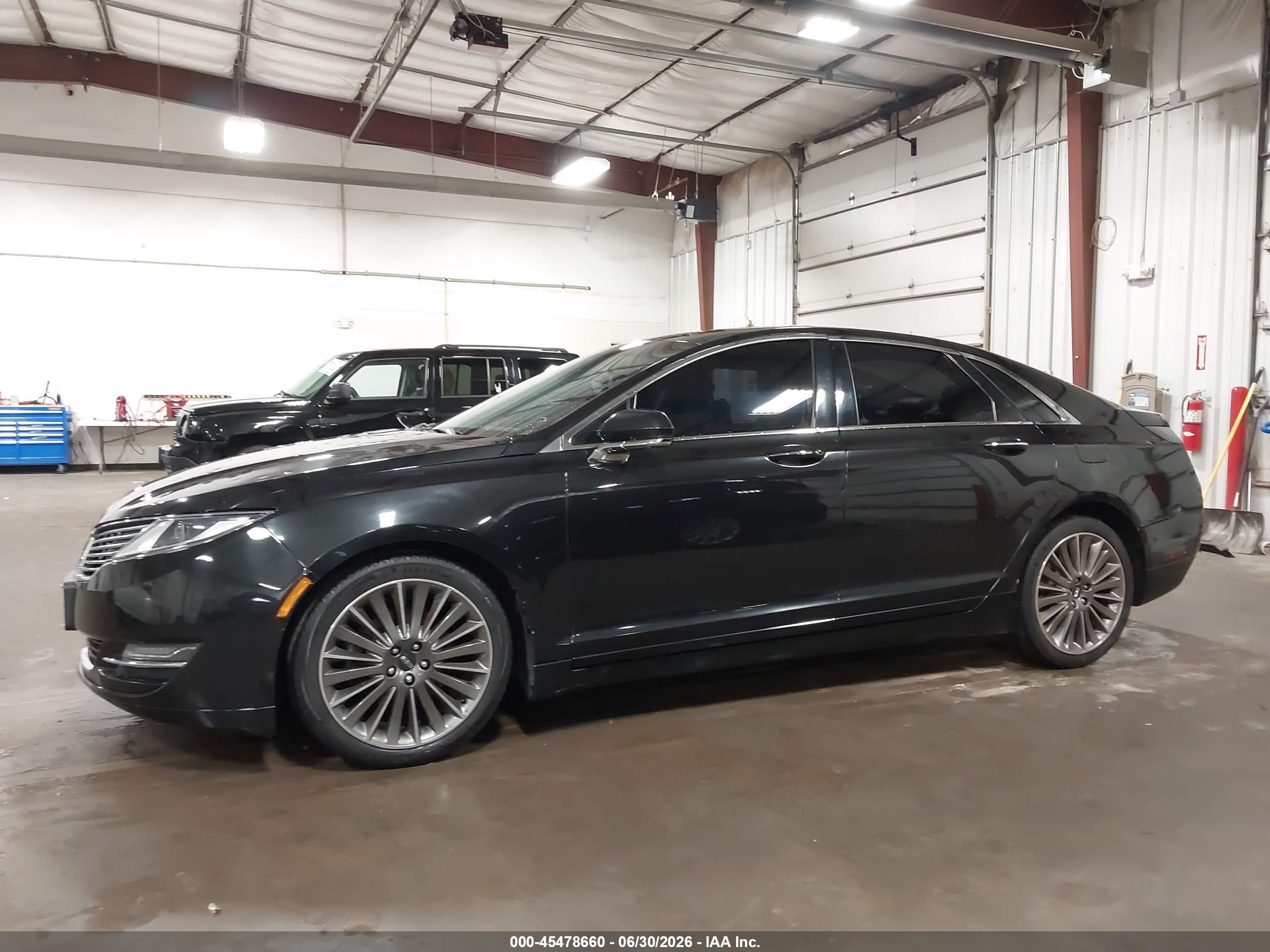 2013 Lincoln Mkz   Black vin: 3LN6L2JK5DR816748