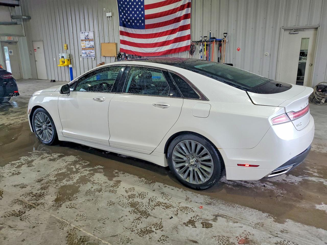 2015 Lincoln Mkz White vin: 3LN6L2JK6FR605755