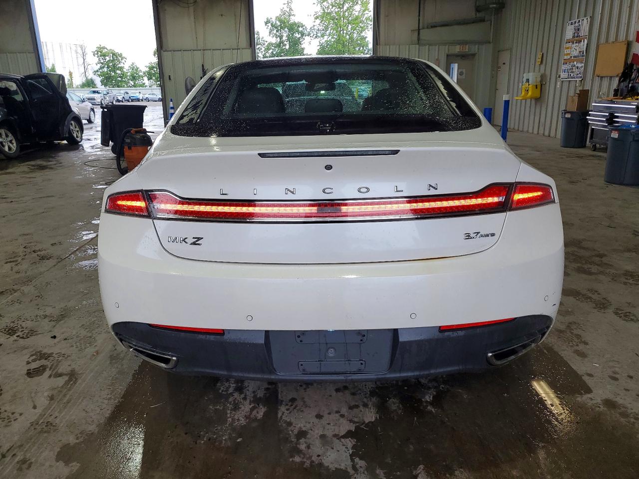 2015 Lincoln Mkz White vin: 3LN6L2JK6FR605755