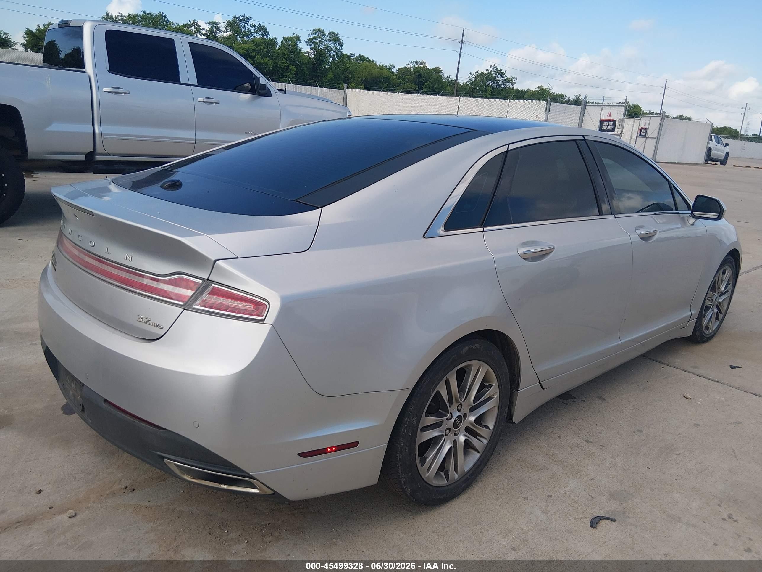 2013 Lincoln Mkz   Серебряный vin: 3LN6L2JK7DR812264