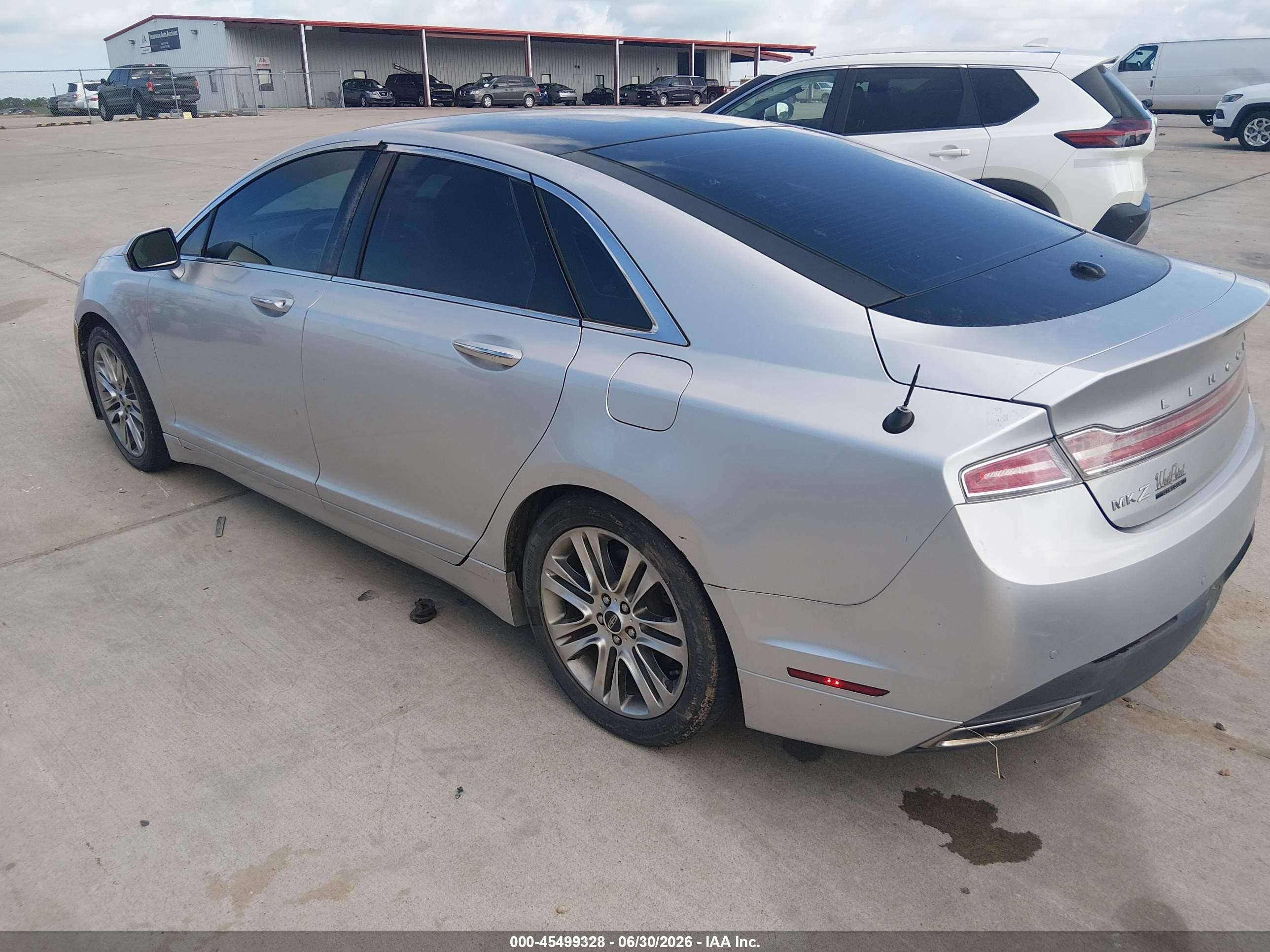 2013 Lincoln Mkz   Серебряный vin: 3LN6L2JK7DR812264
