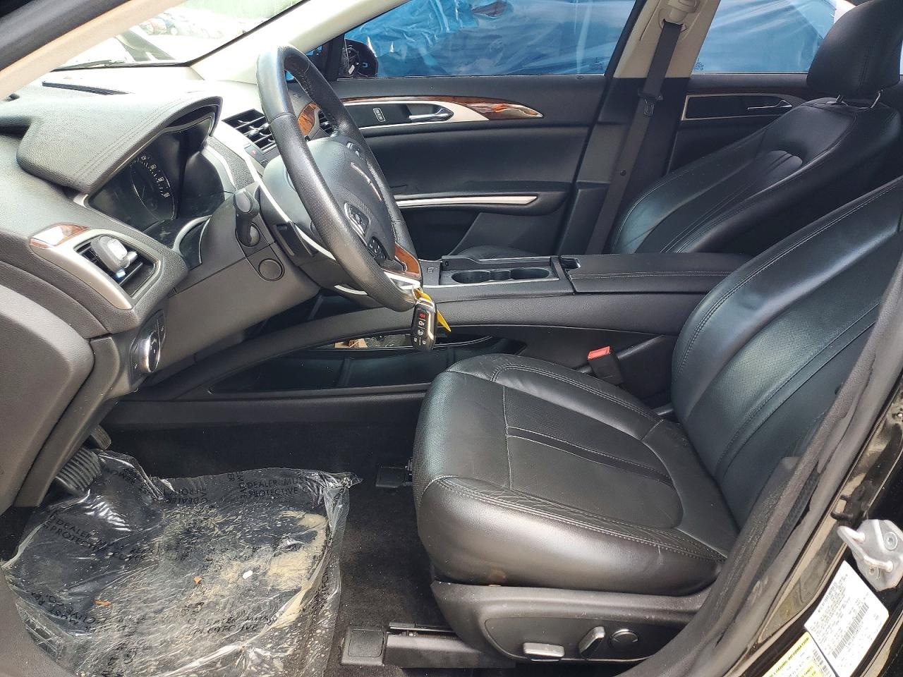2014 Lincoln Mkz Черный vin: 3LN6L2JK7ER802514