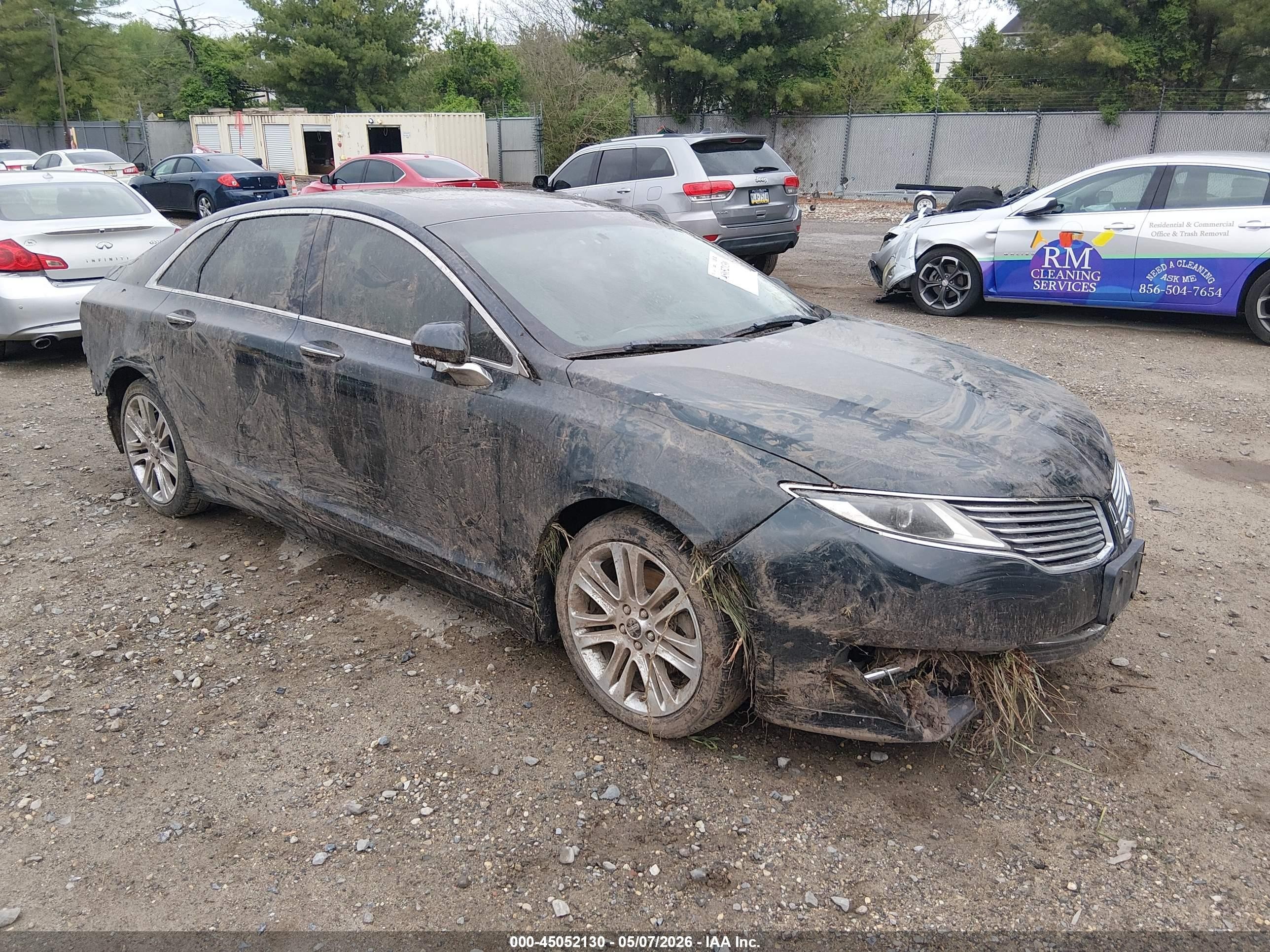 2014 Lincoln Mkz   Blue vin: 3LN6L2JK7ER811780