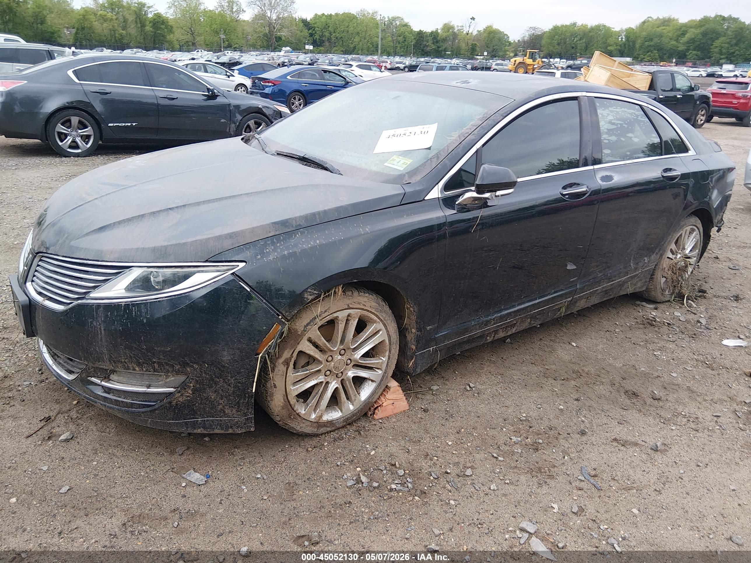 2014 Lincoln Mkz   Blue vin: 3LN6L2JK7ER811780