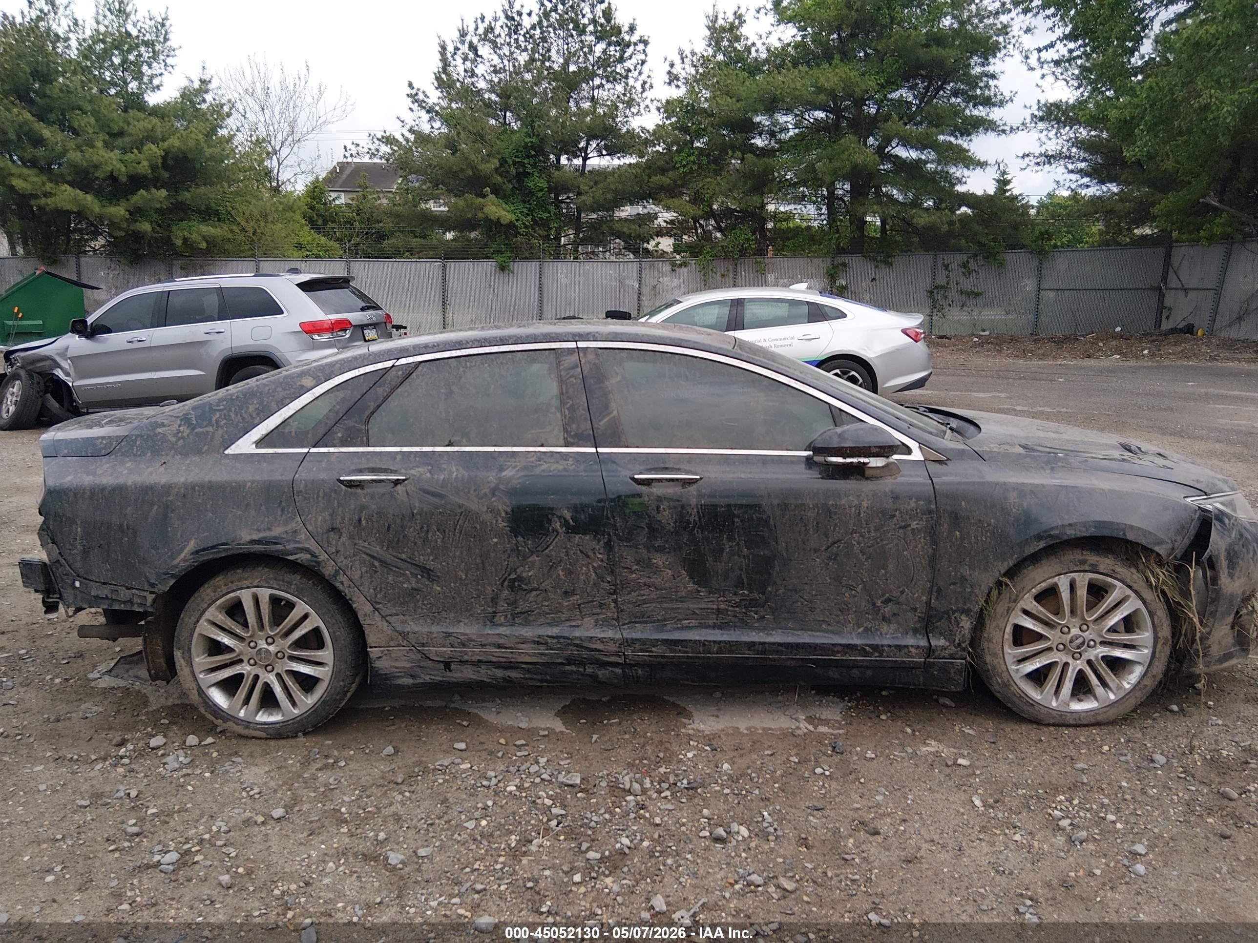 2014 Lincoln Mkz   Blue vin: 3LN6L2JK7ER811780