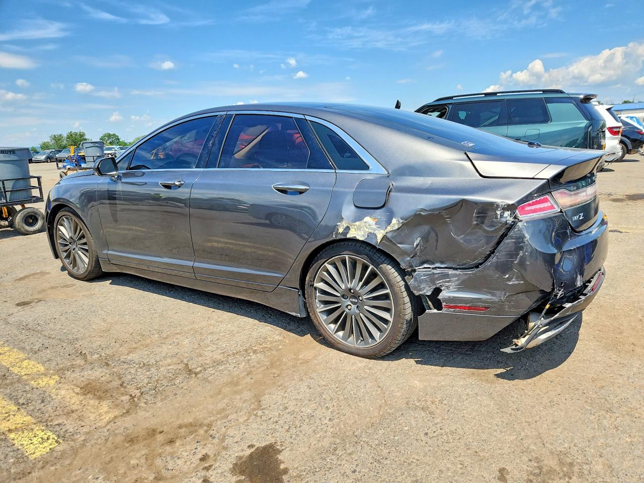 2015 Lincoln Mkz Gray vin: 3LN6L2JK7FR603724