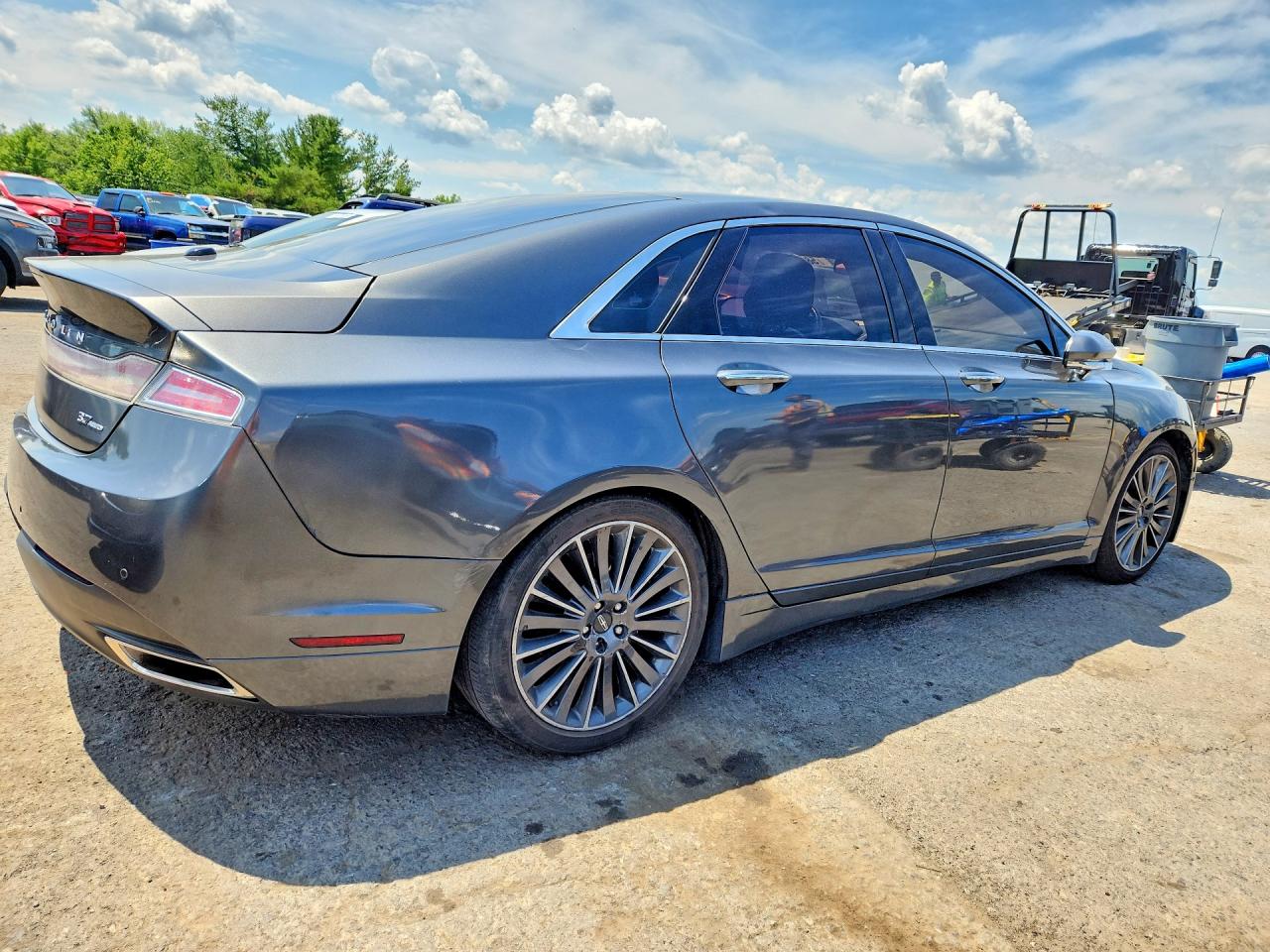 2015 Lincoln Mkz Gray vin: 3LN6L2JK7FR603724
