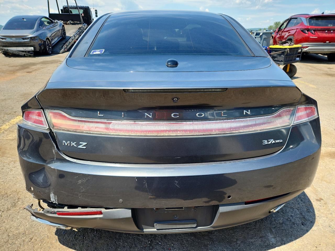 2015 Lincoln Mkz Gray vin: 3LN6L2JK7FR603724