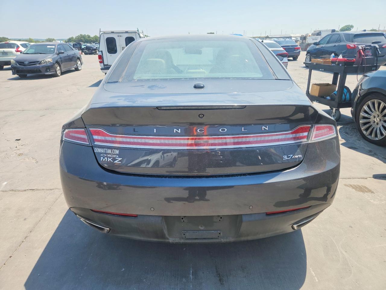 2015 Lincoln Mkz Gray vin: 3LN6L2JK7FR618840