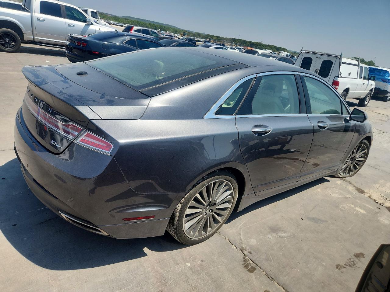 2015 Lincoln Mkz Gray vin: 3LN6L2JK7FR618840