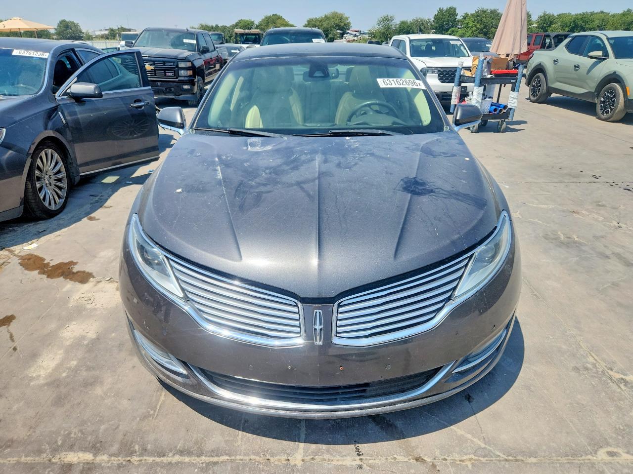 2015 Lincoln Mkz Gray vin: 3LN6L2JK7FR618840