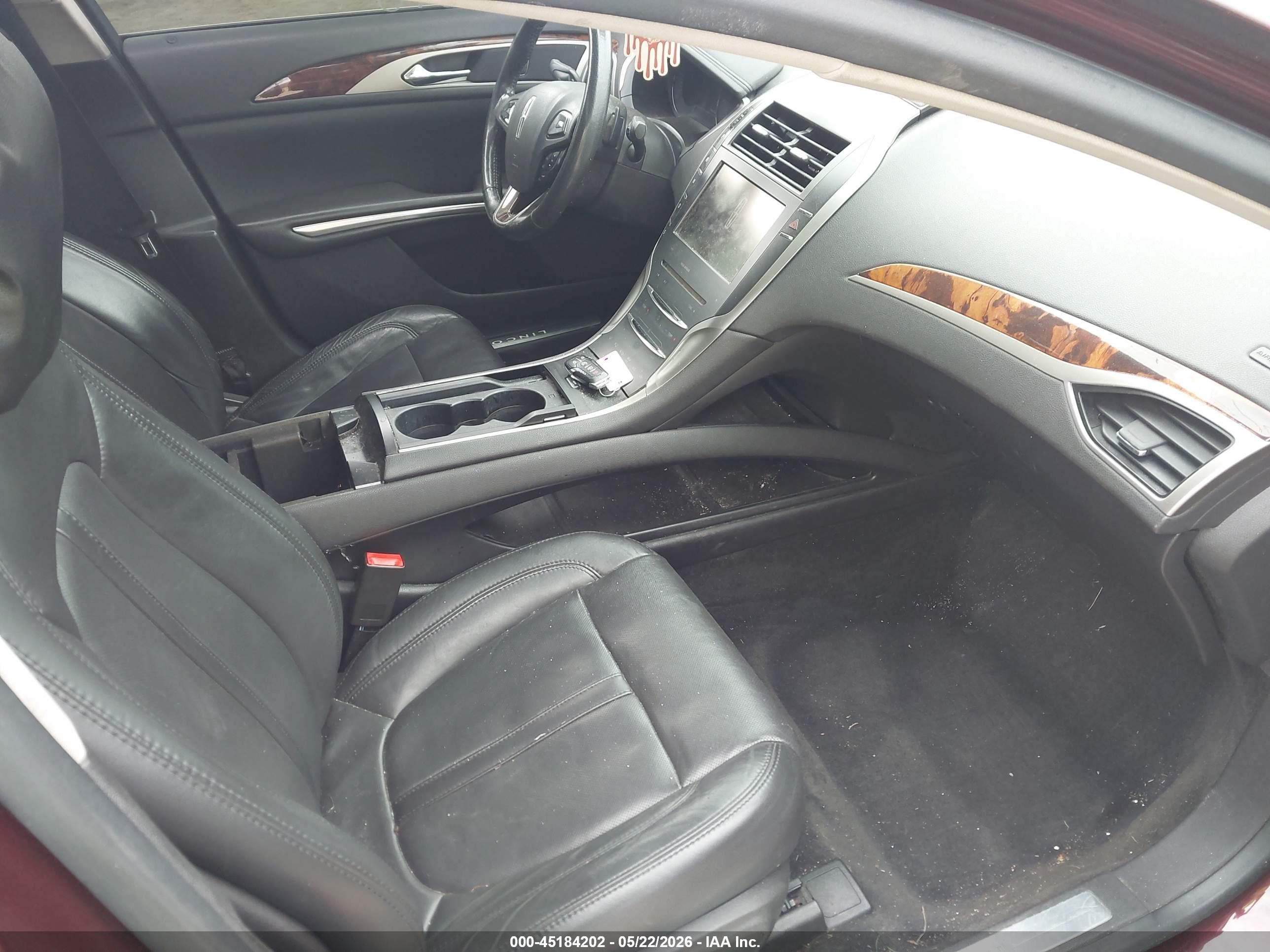 2013 Lincoln Mkz   Maroon vin: 3LN6L2JK8DR822768
