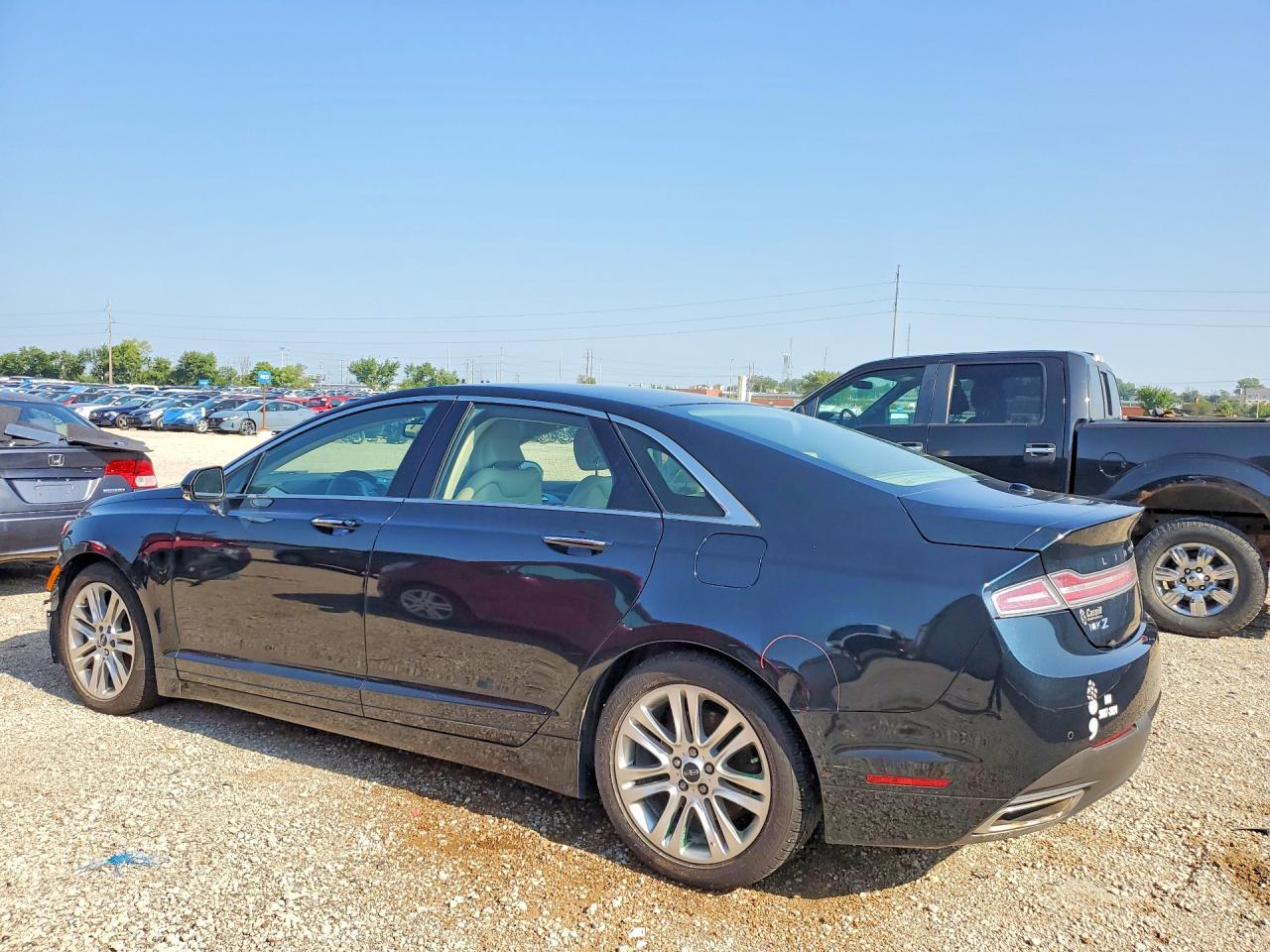 2014 Lincoln Mkz Black vin: 3LN6L2JK8ER819144