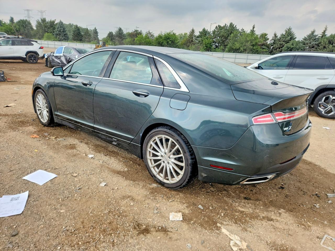 2015 Lincoln Mkz Green vin: 3LN6L2JK8FR614750