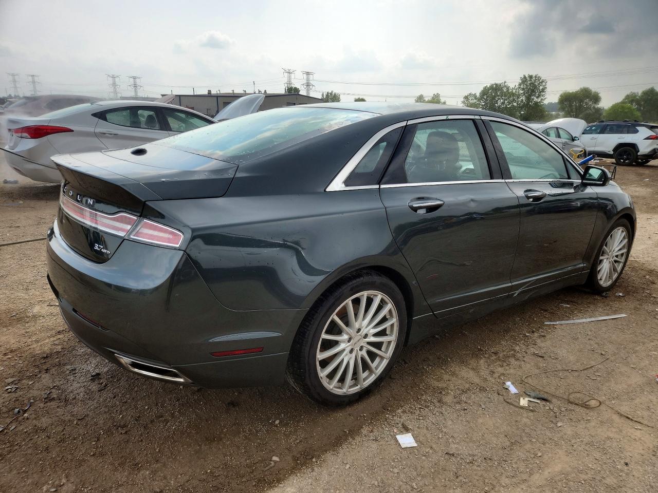 2015 Lincoln Mkz Green vin: 3LN6L2JK8FR614750