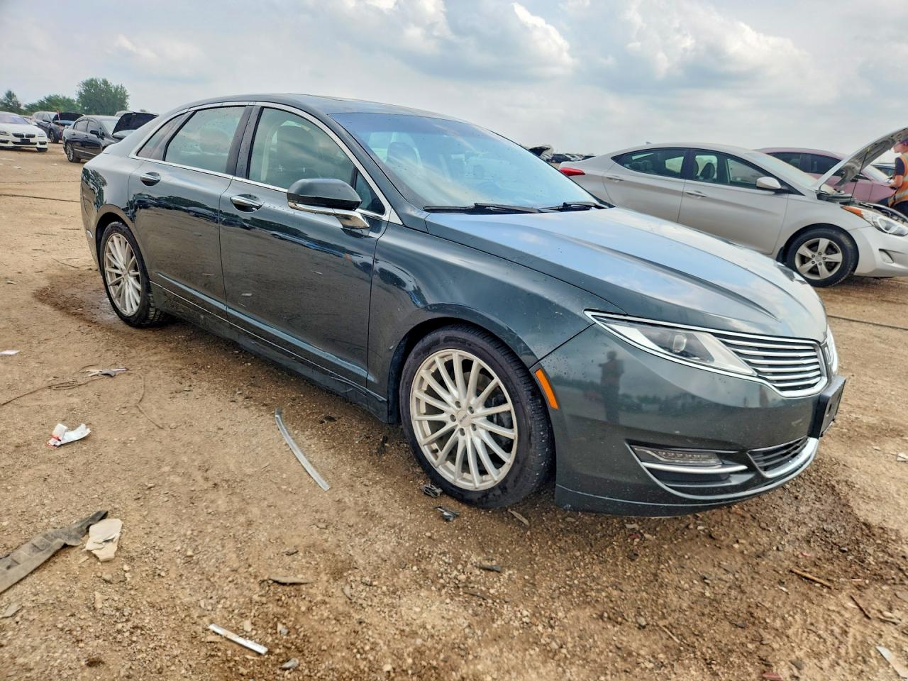 2015 Lincoln Mkz Green vin: 3LN6L2JK8FR614750