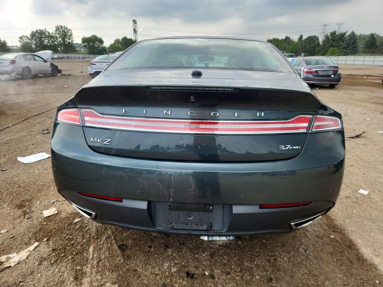 2015 Lincoln Mkz Green vin: 3LN6L2JK8FR614750
