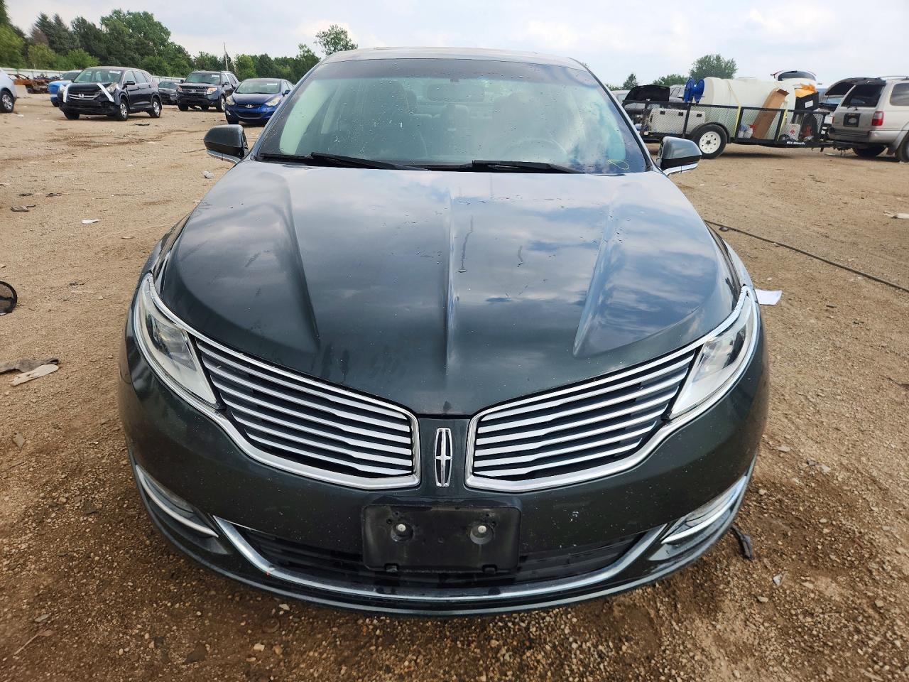 2015 Lincoln Mkz Green vin: 3LN6L2JK8FR614750