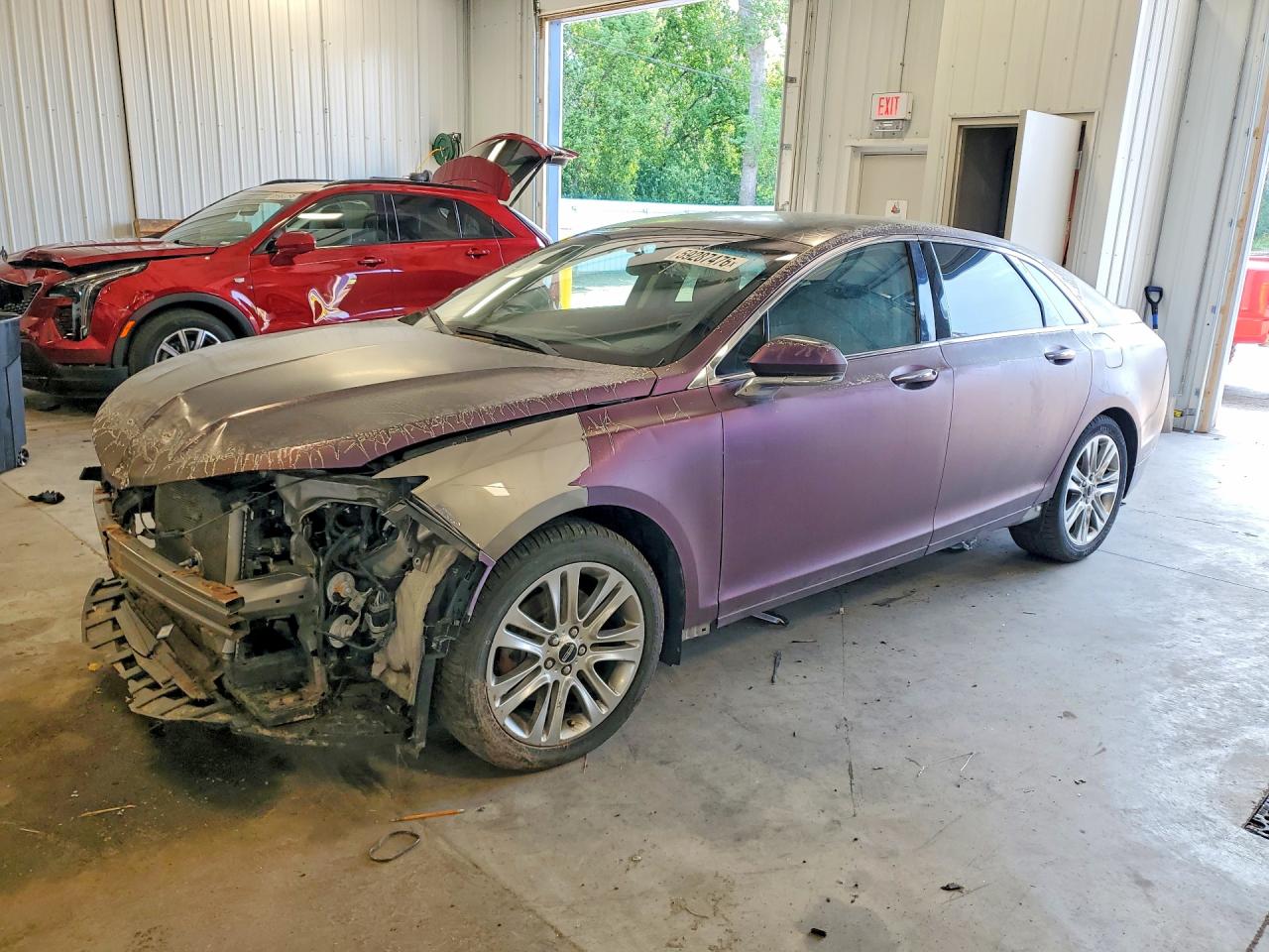 2015 Lincoln Mkz Purple vin: 3LN6L2JK8FR622301