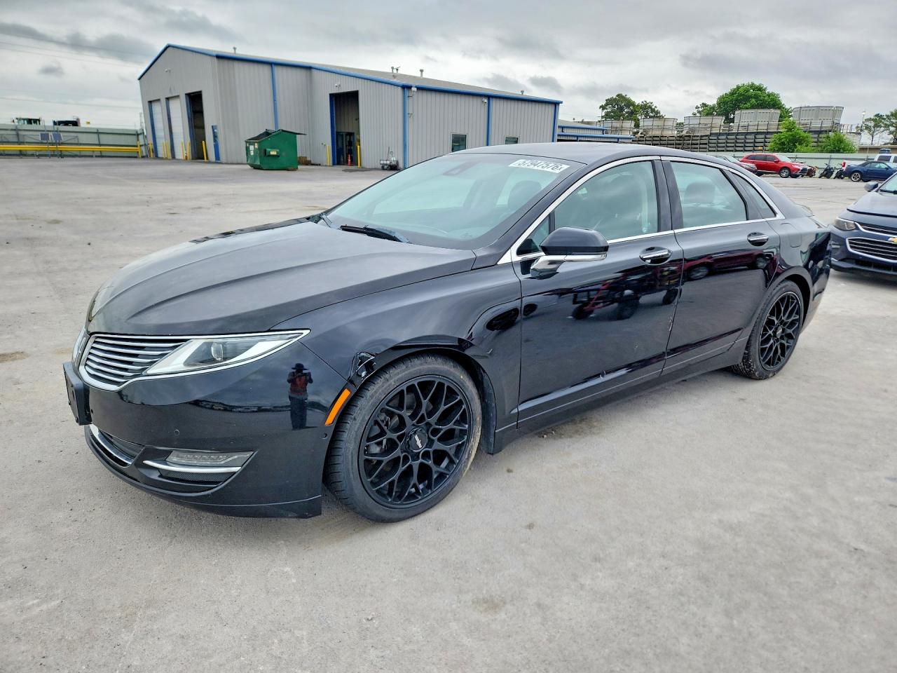 2016 Lincoln Mkz Черный vin: 3LN6L2JK8GR602597