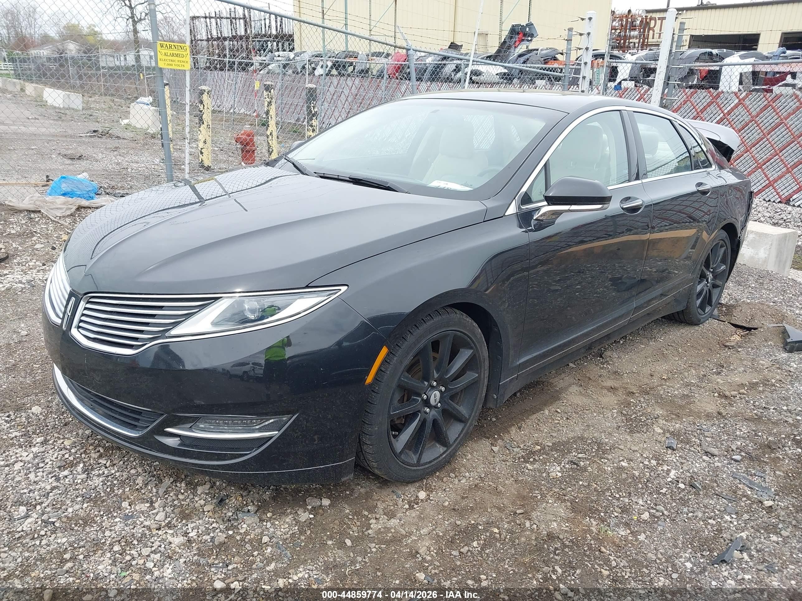 2013 Lincoln Mkz Black vin: 3LN6L2JK9DR814422