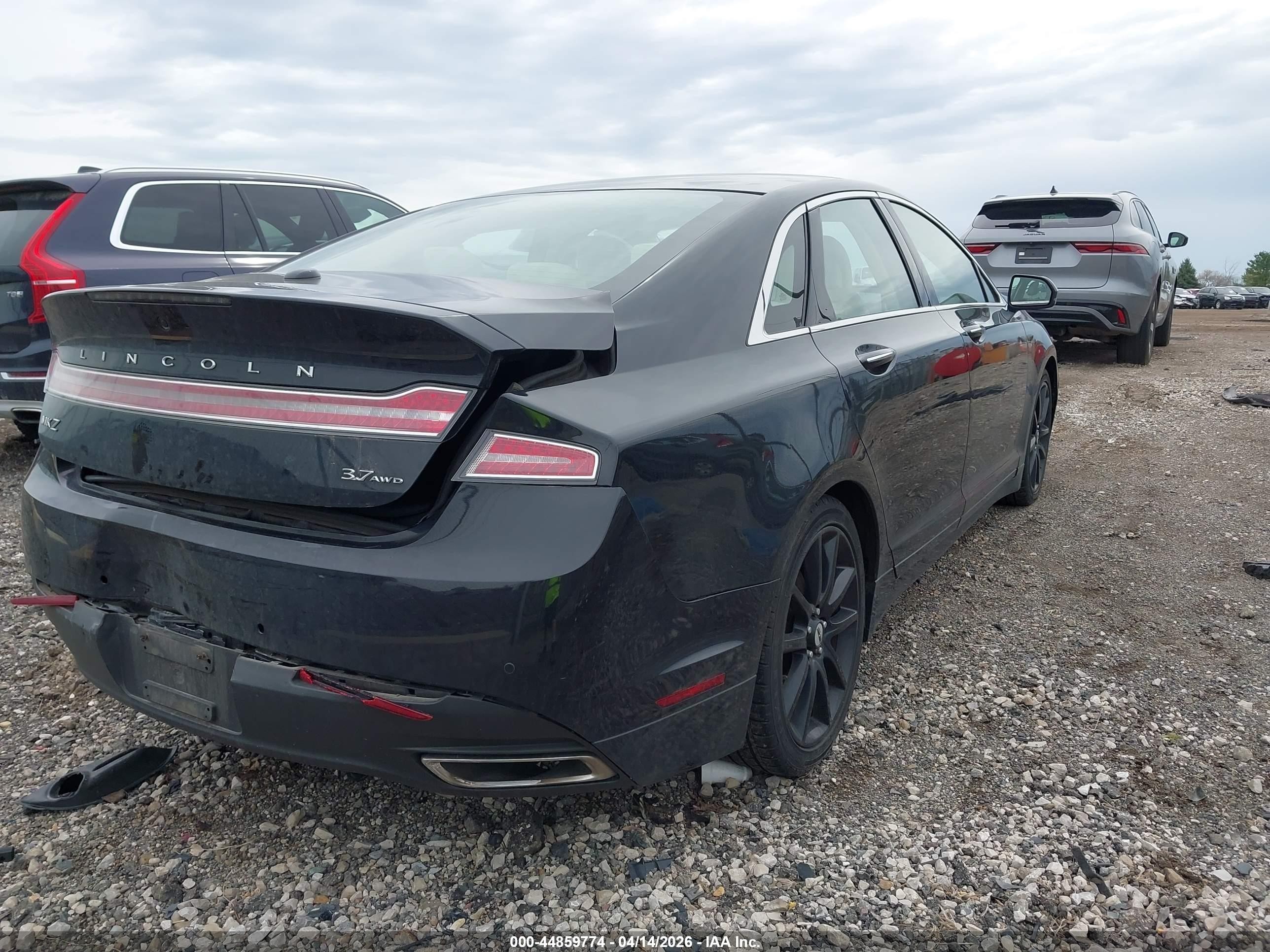 2013 Lincoln Mkz Black vin: 3LN6L2JK9DR814422