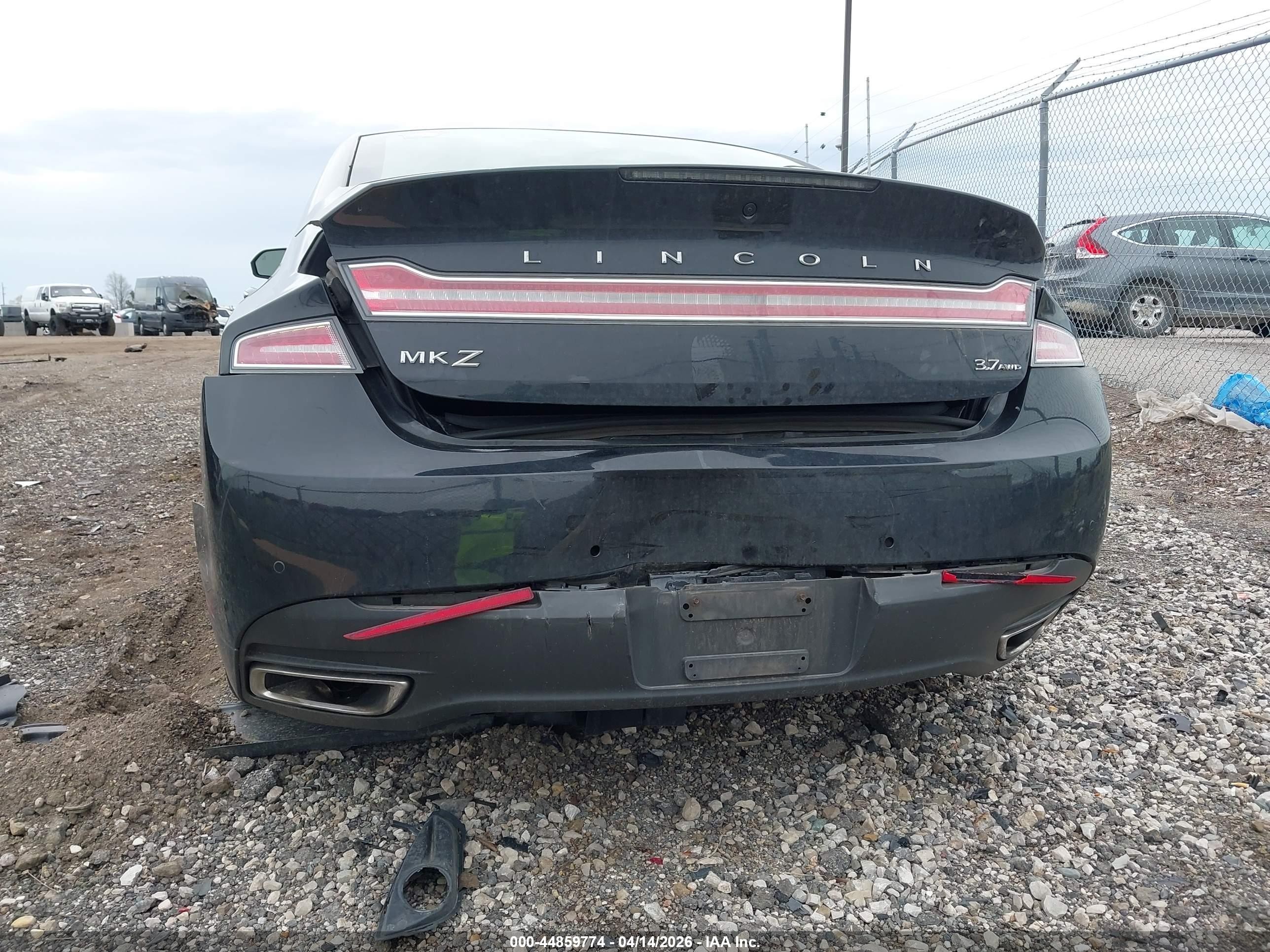 2013 Lincoln Mkz Black vin: 3LN6L2JK9DR814422