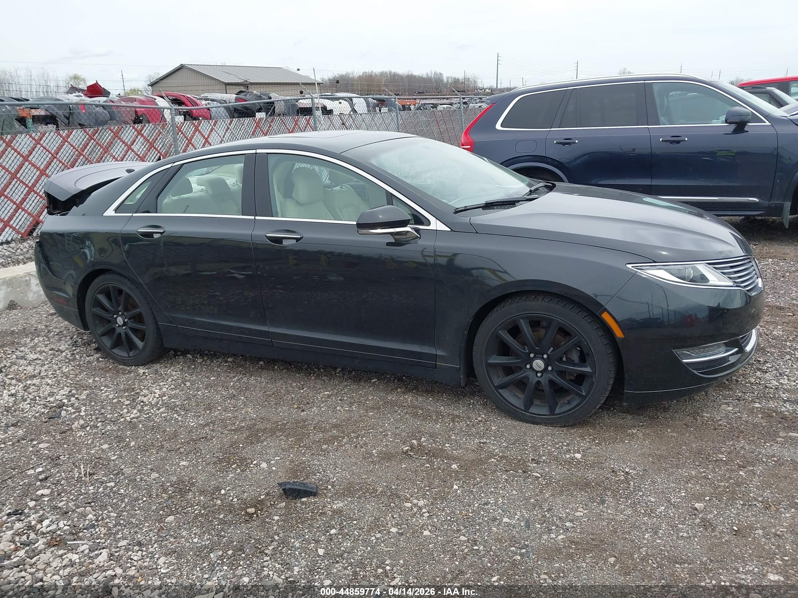 2013 Lincoln Mkz Black vin: 3LN6L2JK9DR814422