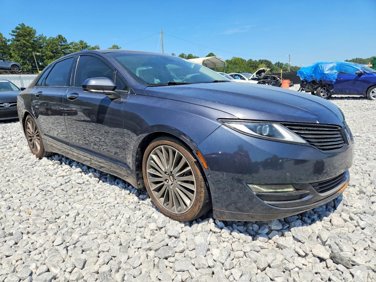 2014 Lincoln Mkz Charcoal vin: 3LN6L2JK9ER804832