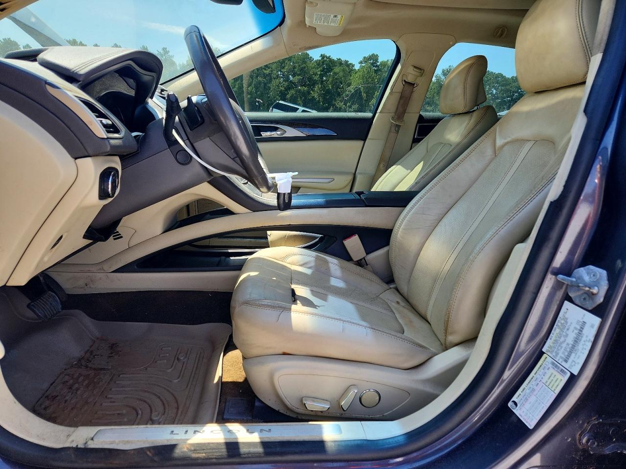 2014 Lincoln Mkz Charcoal vin: 3LN6L2JK9ER804832