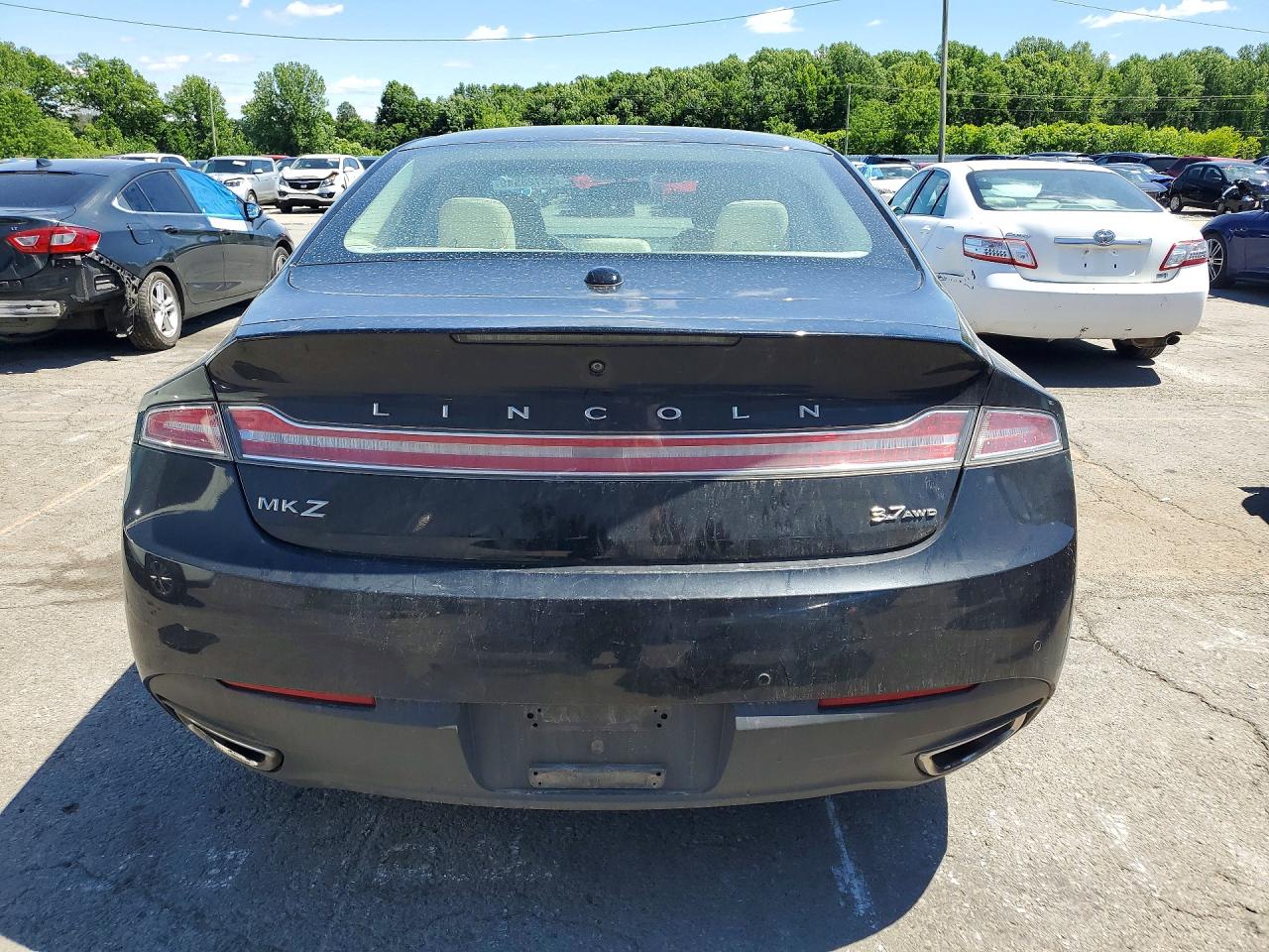 2013 Lincoln Mkz Black vin: 3LN6L2JKXDR804742