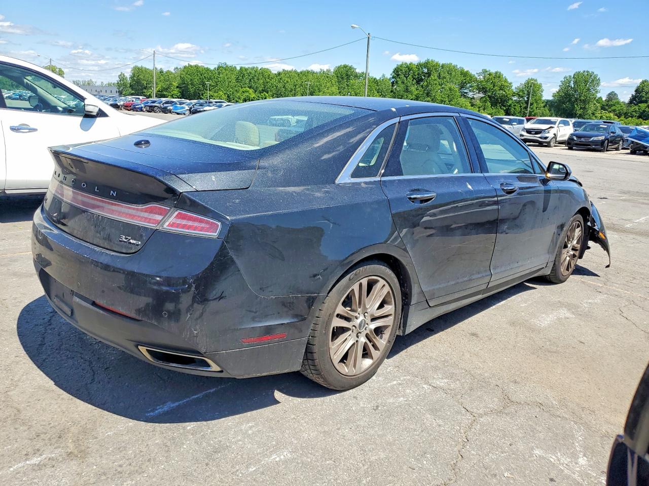 2013 Lincoln Mkz Black vin: 3LN6L2JKXDR804742