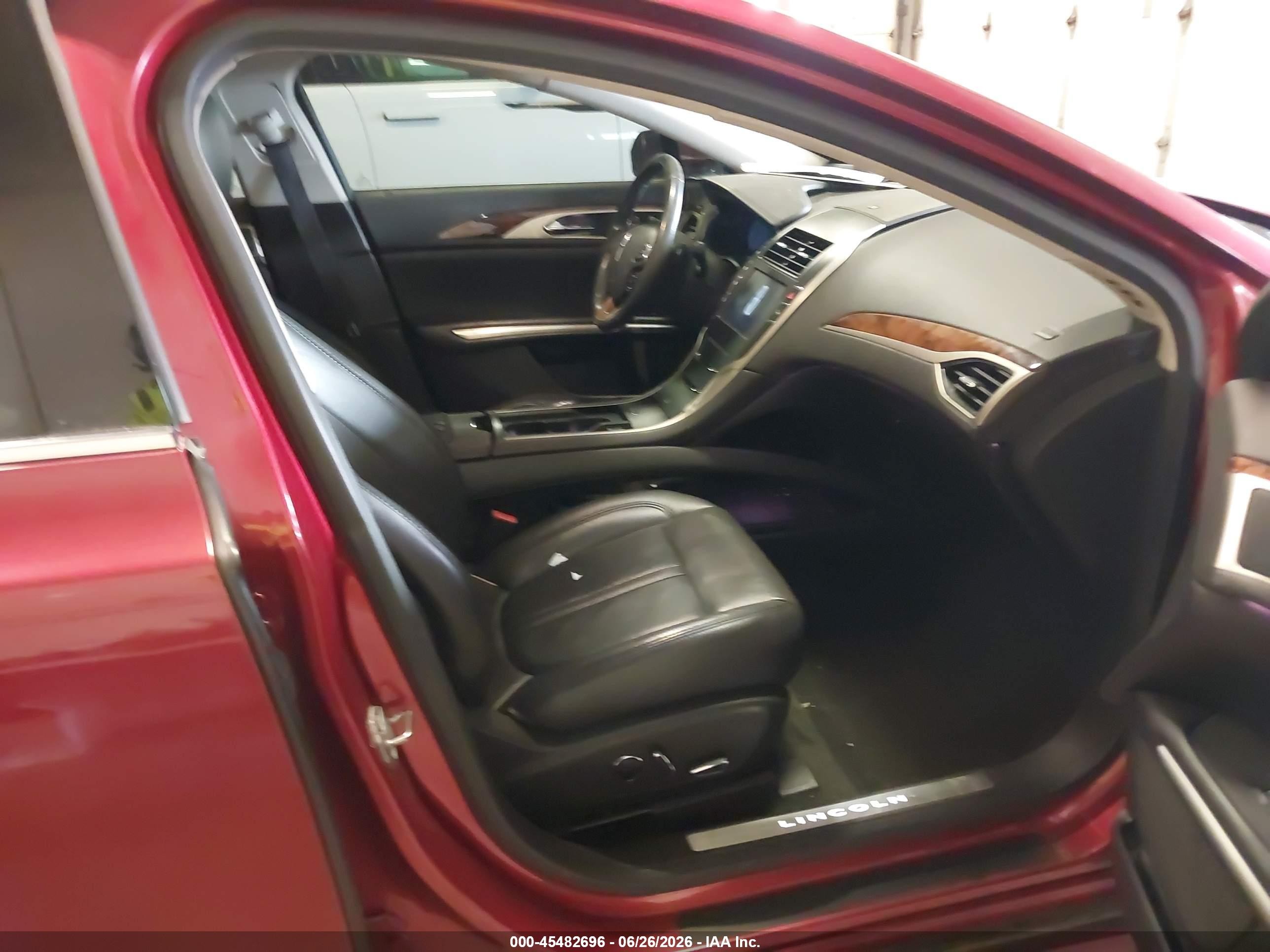 2013 Lincoln Mkz   Red vin: 3LN6L2JKXDR810332